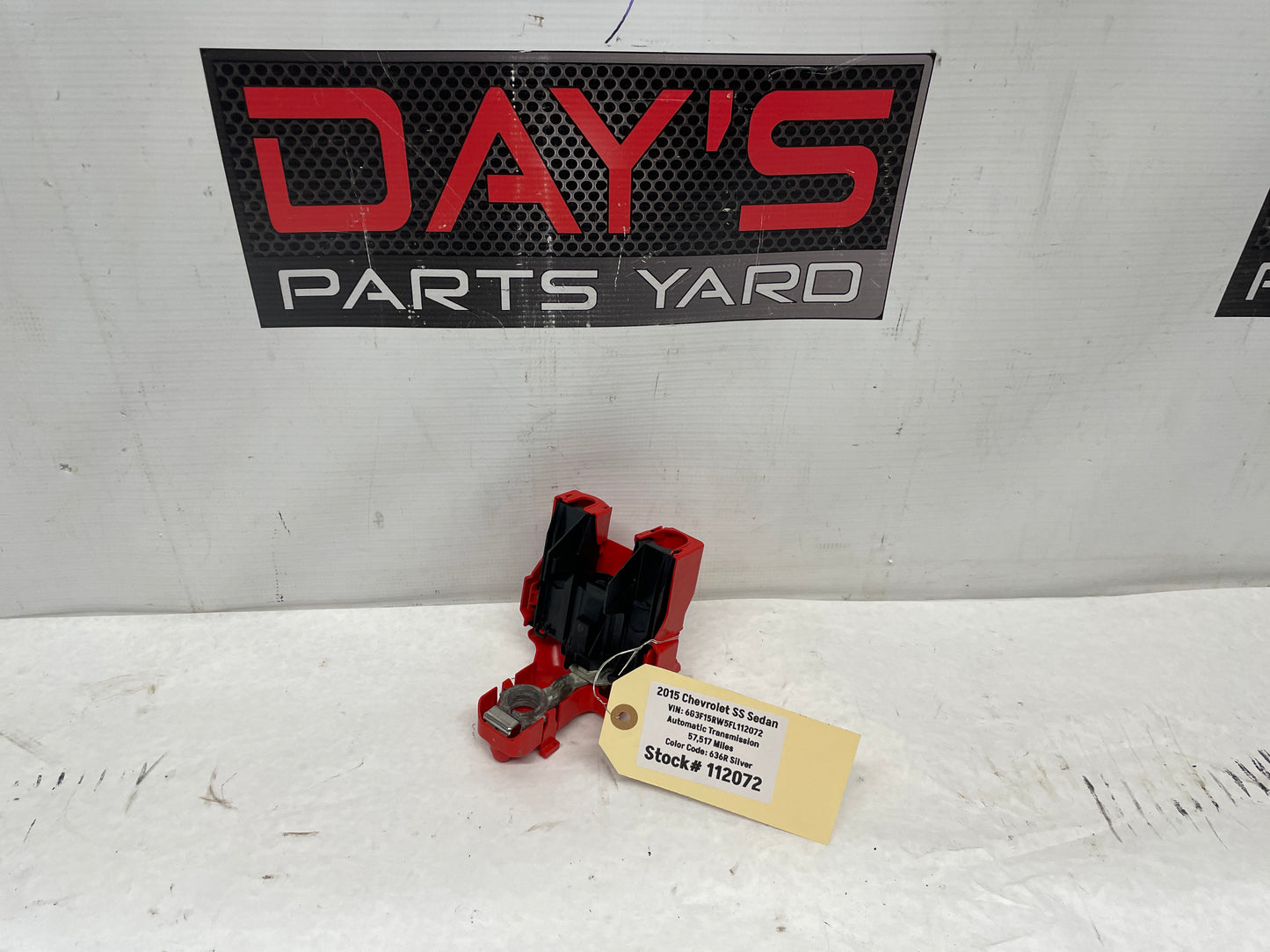 2015 Chevy SS Sedan Positive Battery Terminal Electric Fuse Block OEM - Day's Parts Yard