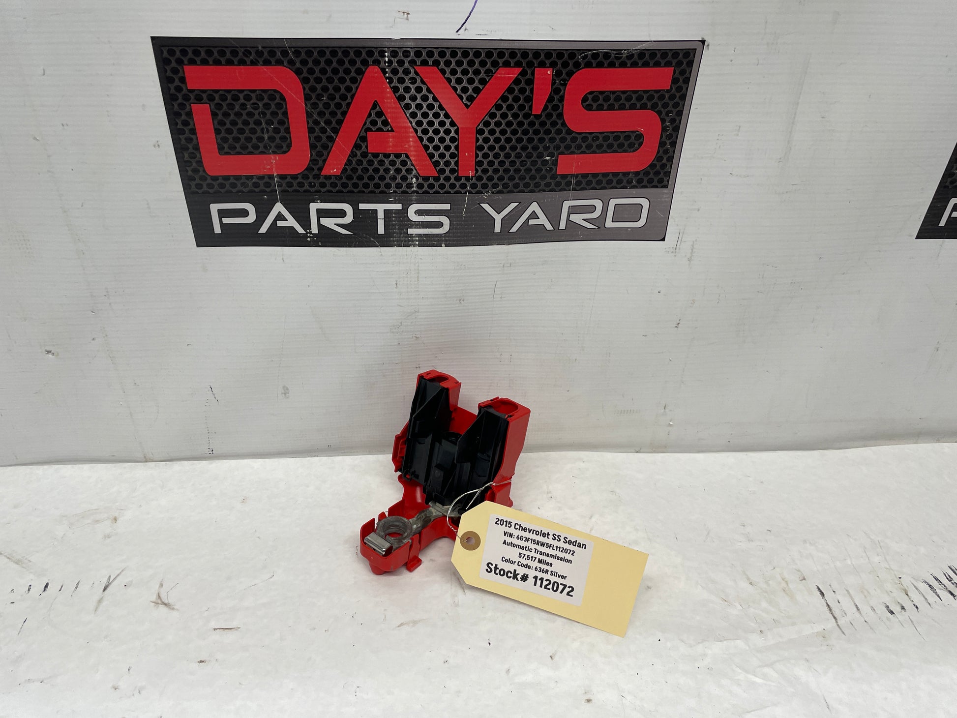 2015 Chevy SS Sedan Positive Battery Terminal Electric Fuse Block OEM - Day's Parts Yard