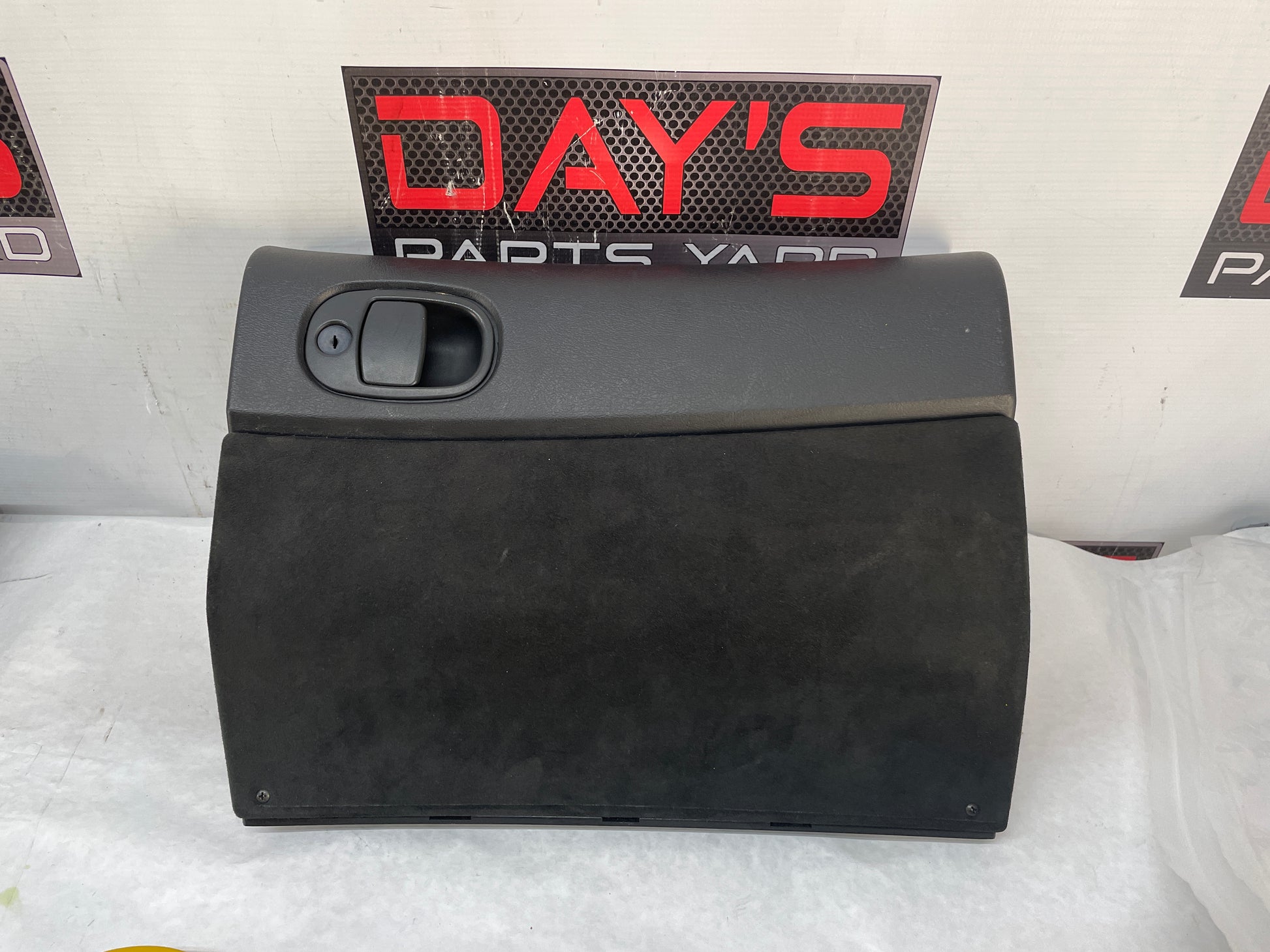 2004 Pontiac GTO Glove Box Assembly Compartment Black Suede OEM - Day's Parts Yard