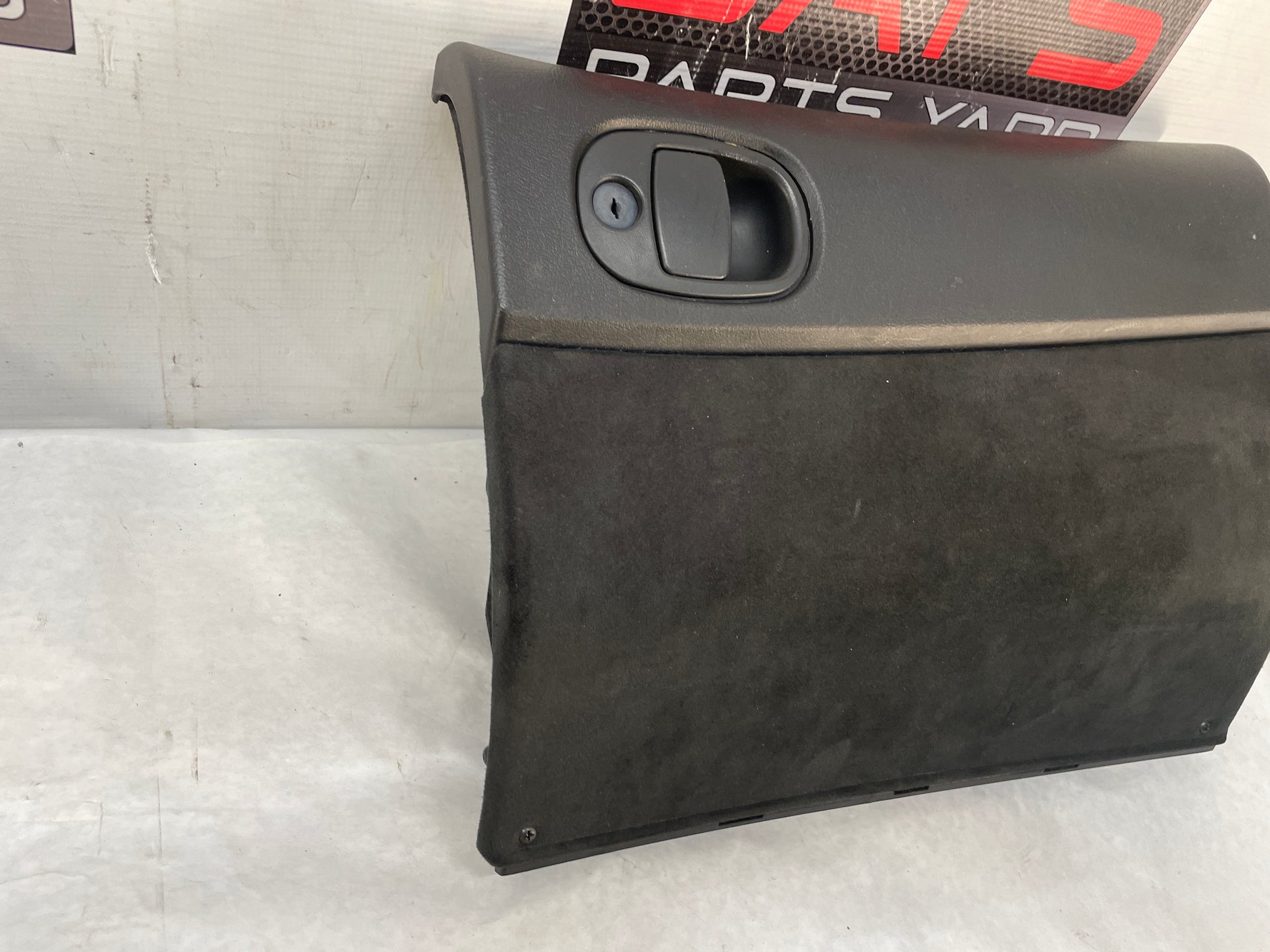2004 Pontiac GTO Glove Box Assembly Compartment Black Suede OEM - Day's Parts Yard