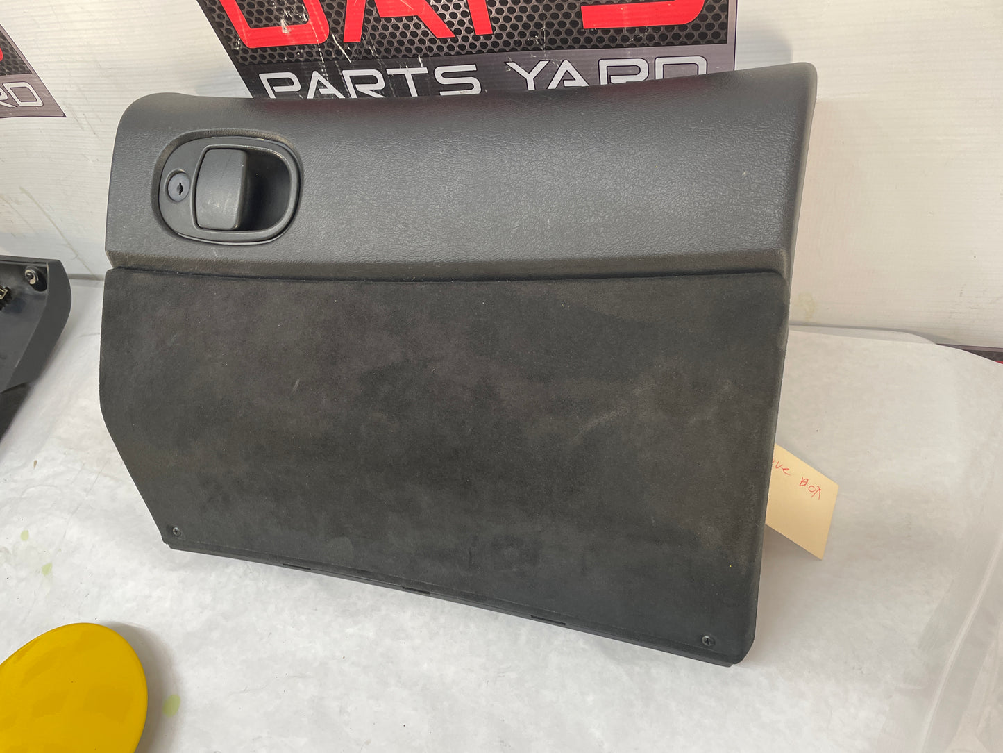 2004 Pontiac GTO Glove Box Assembly Compartment Black Suede OEM - Day's Parts Yard