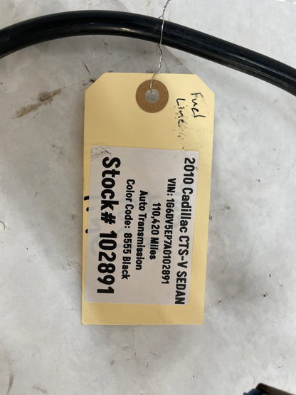 2010 Cadillac CTS-V Sedan Fuel Gas Line Hose Tube OEM