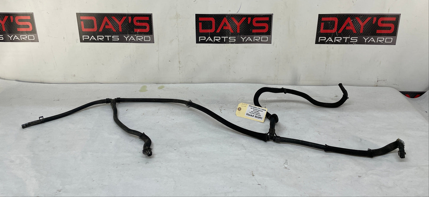 2010 Cadillac CTS-V Sedan Radiator Coolant Tank Lines Hoses Tubes OEM