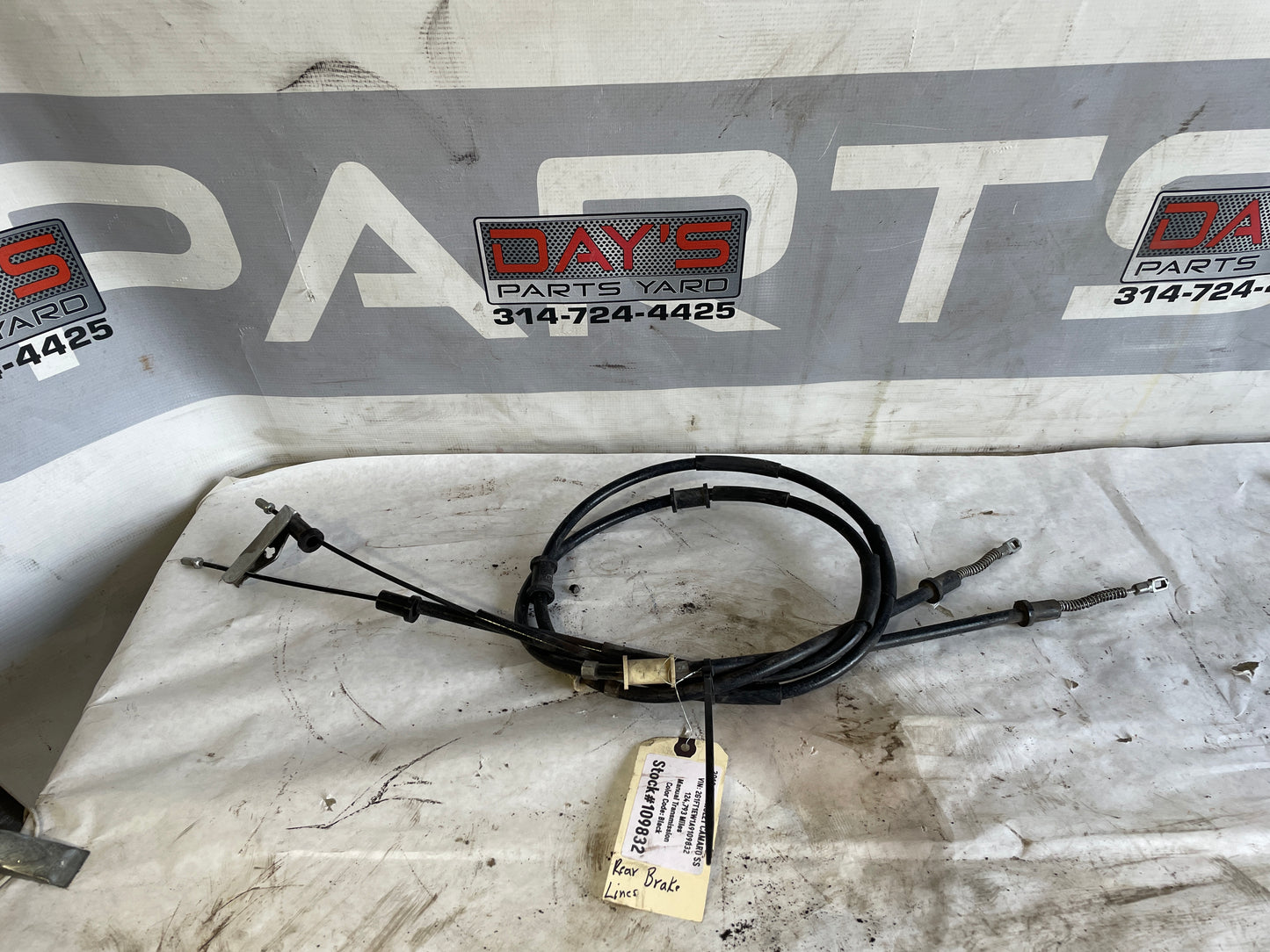 2010 Chevy Camaro SS Emergency Parking Brake Cable Line OEM - Day's Parts Yard