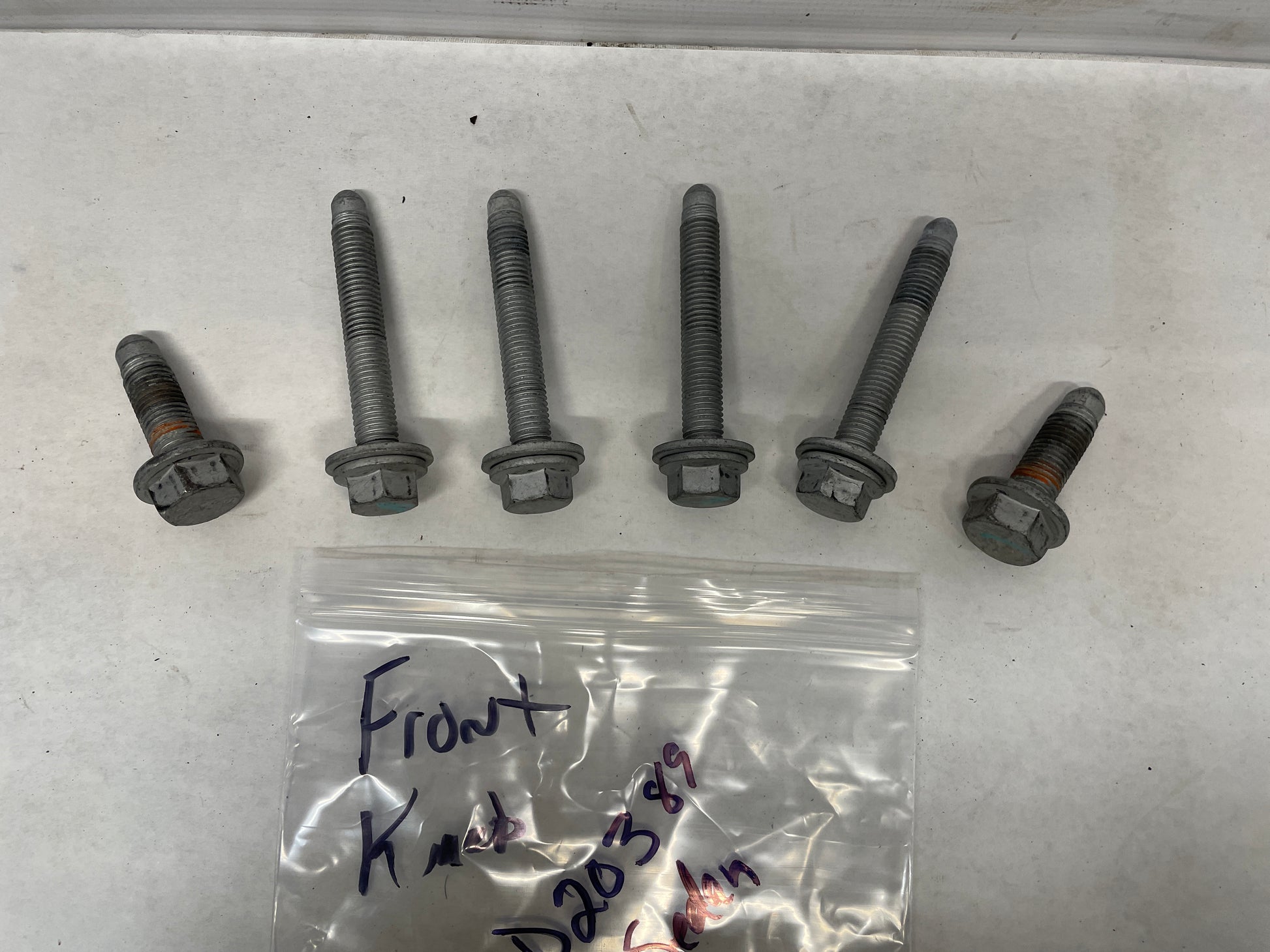 2017 Chevy SS Sedan Front Suspension Cradle Sub Frame Bolts Hardware Set 6 OEM - Day's Parts Yard