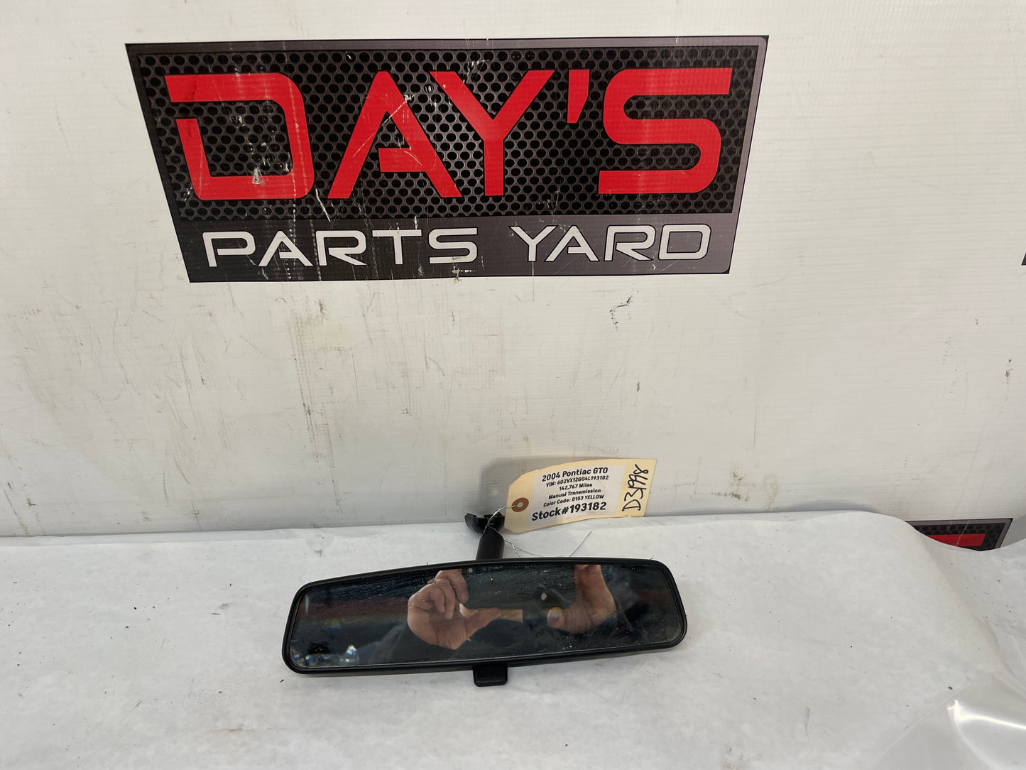 2004 Pontiac GTO Rearview Rear View Mirror OEM - Day's Parts Yard