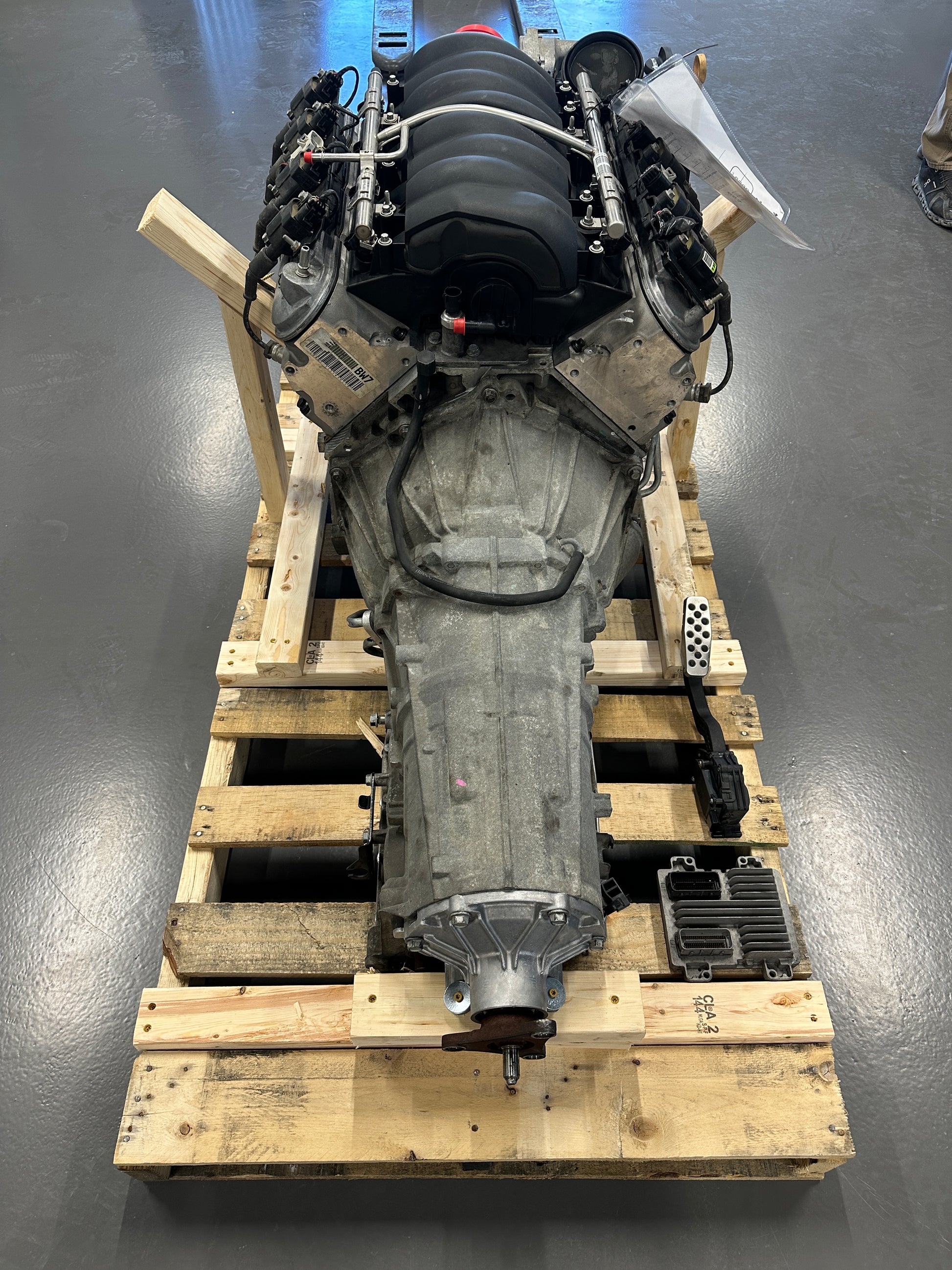 6.2L LS3 Engine 6L80 Automatic Transmission Drivetrain Pullout 415HP - Day's Parts Yard