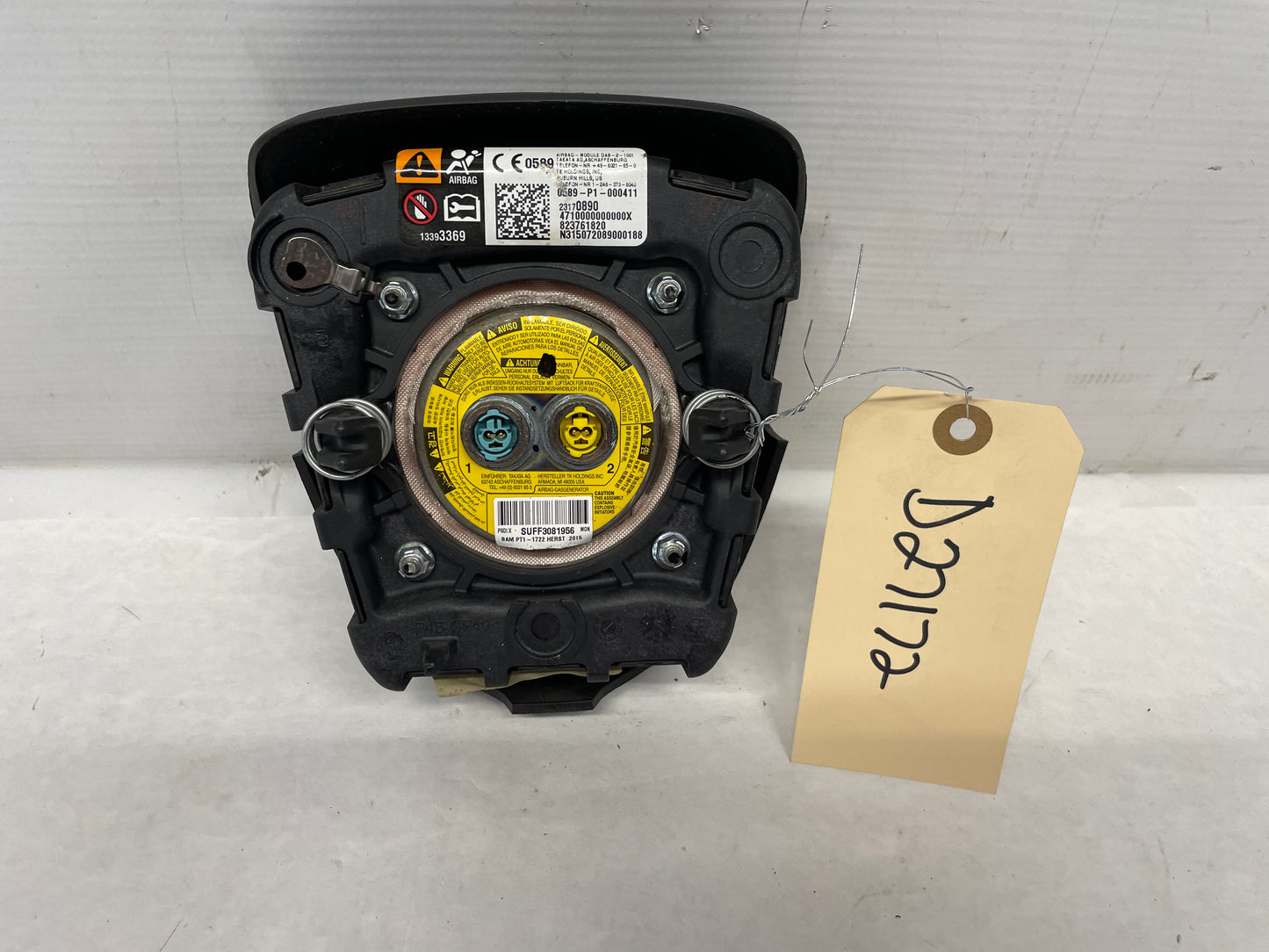 2015 Chevy Camaro SS Steering Wheel Air Bag Airbag OEM