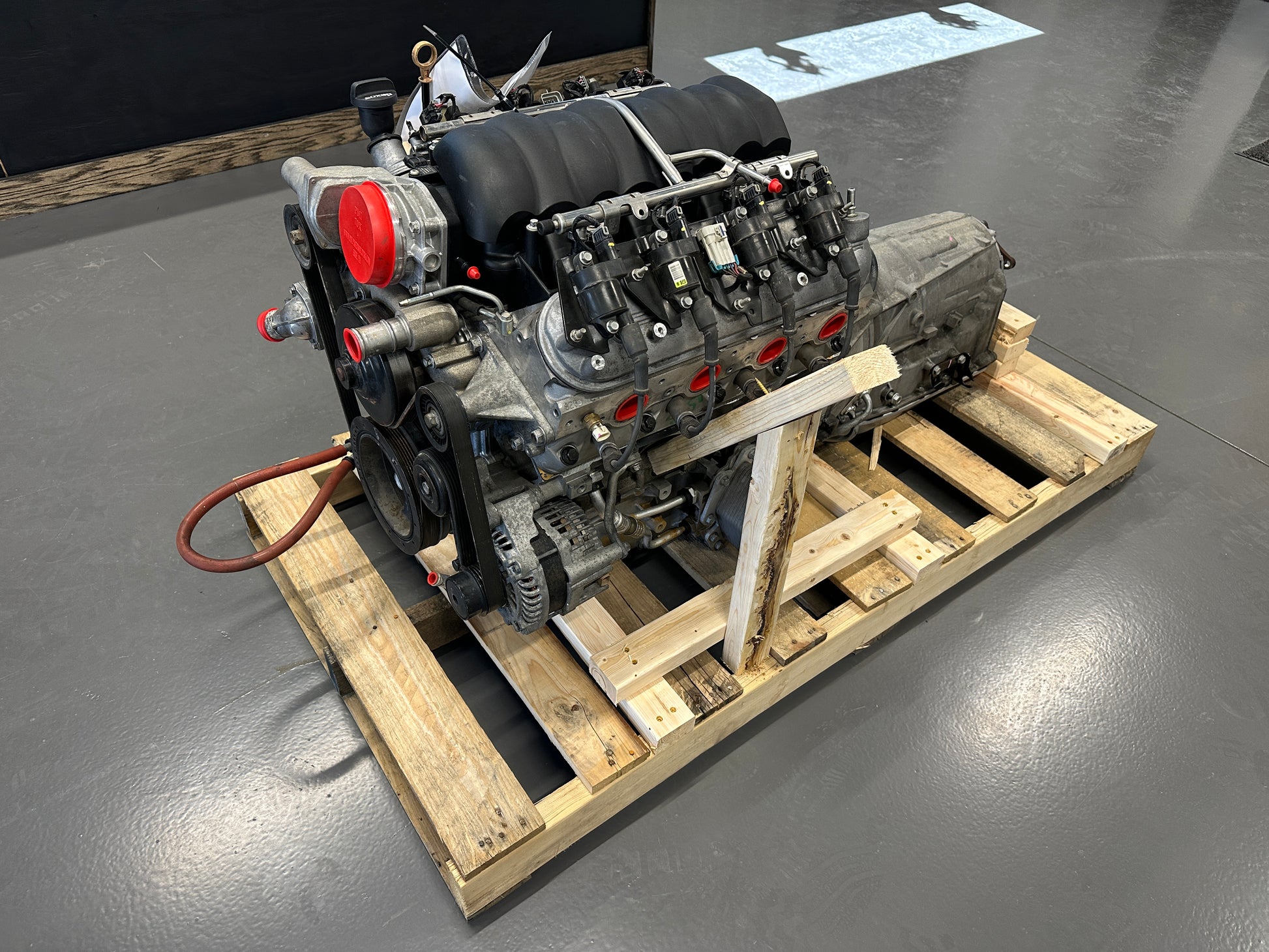 6.2L LS3 Engine 6L80 Automatic Transmission Drivetrain Pullout 415HP - Day's Parts Yard