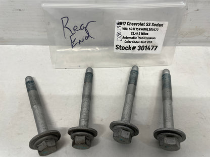 2017 Chevy SS Sedan Rear Suspension Cradle Bolts Hardware OEM - Day's Parts Yard