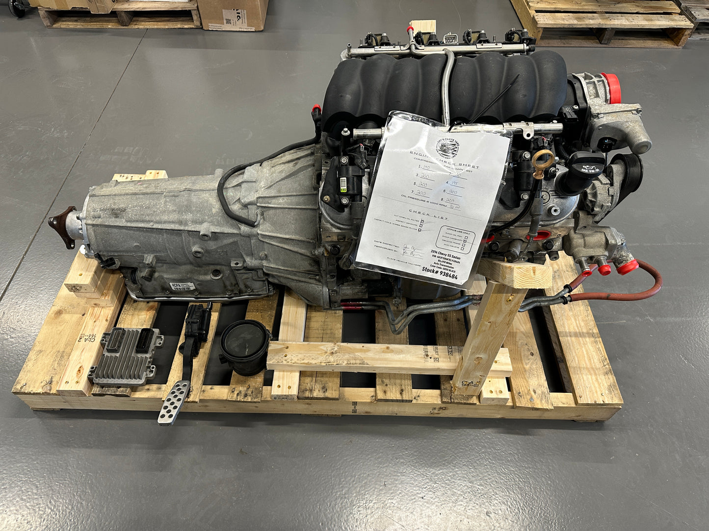 6.2L LS3 Engine 6L80 Automatic Transmission Drivetrain Pullout 415HP - Day's Parts Yard