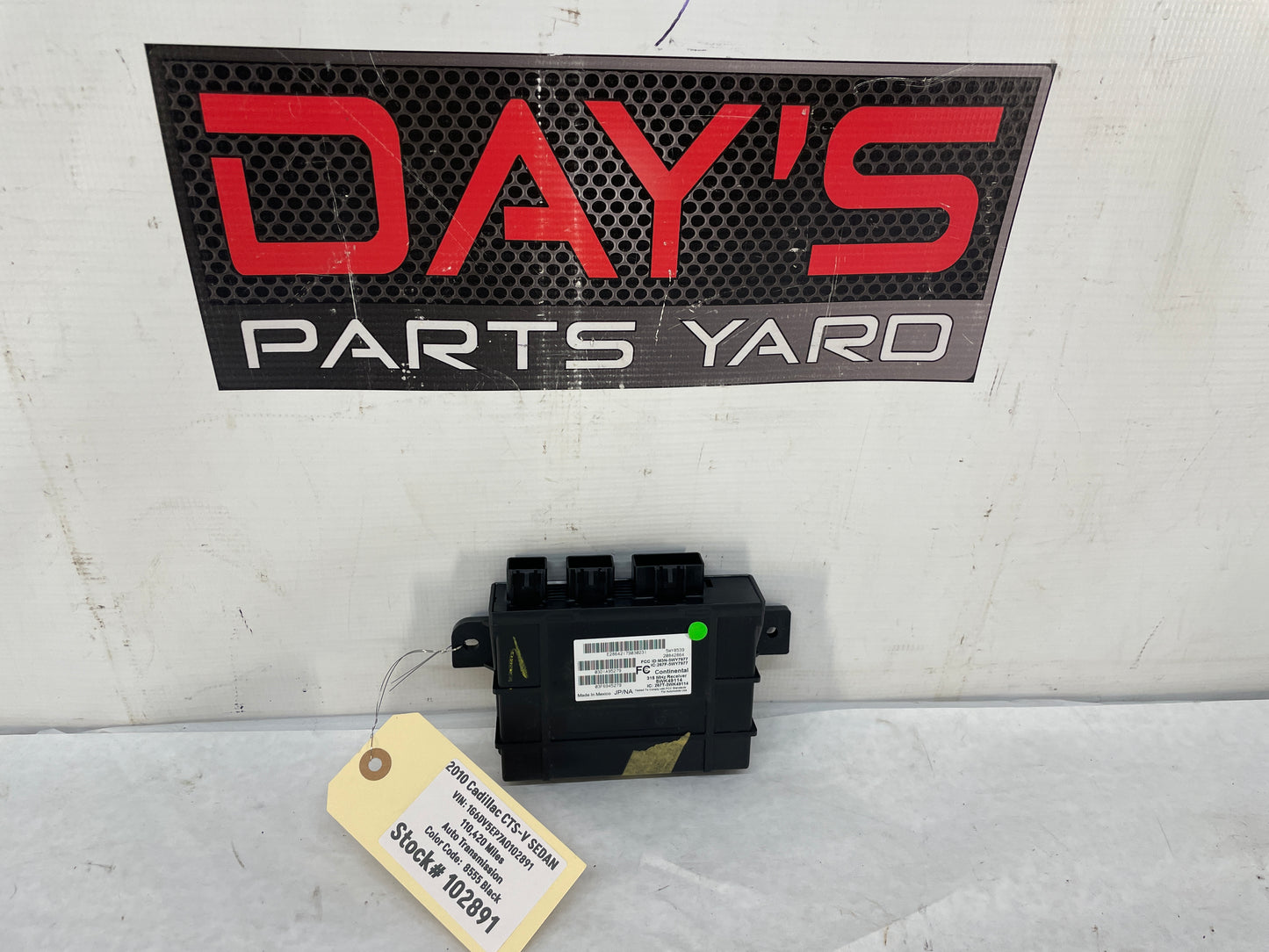 2010 Cadillac CTS-V Sedan Chassis ECM Theft Locking Deterrent Module OEM