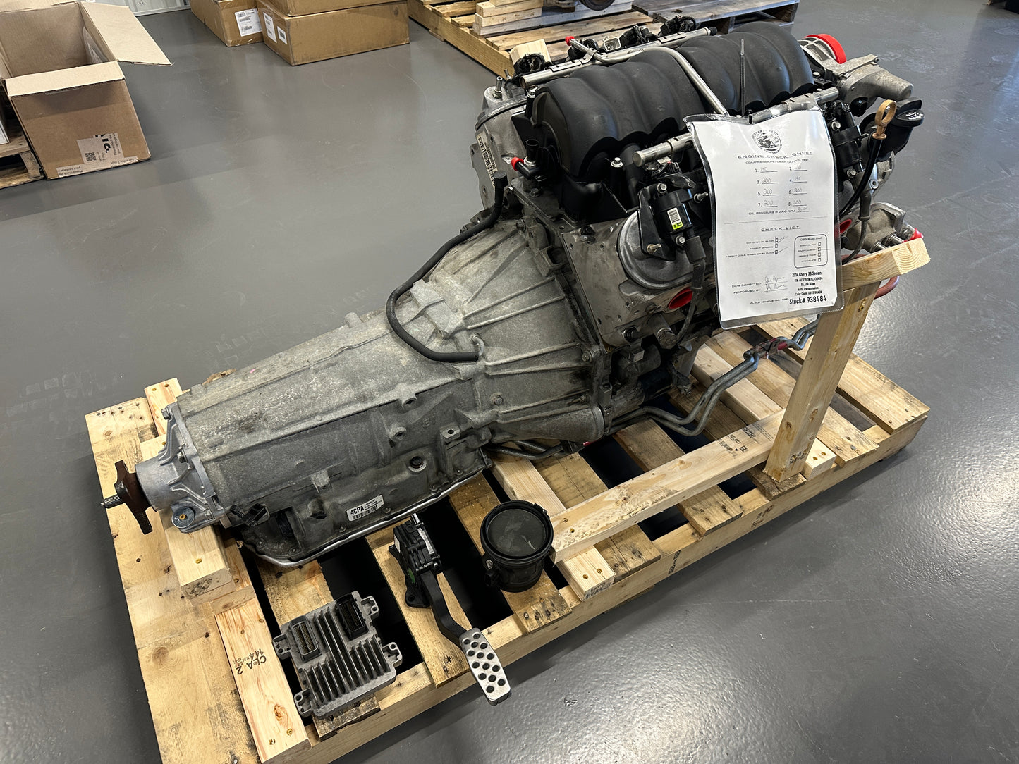 6.2L LS3 Engine 6L80 Automatic Transmission Drivetrain Pullout 415HP - Day's Parts Yard