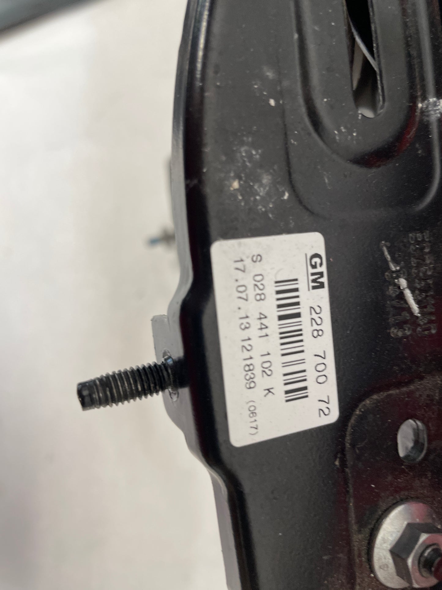 2015 Chevy Camaro SS Convertible RH Passenger Quarter Window Motor Regulator OEM