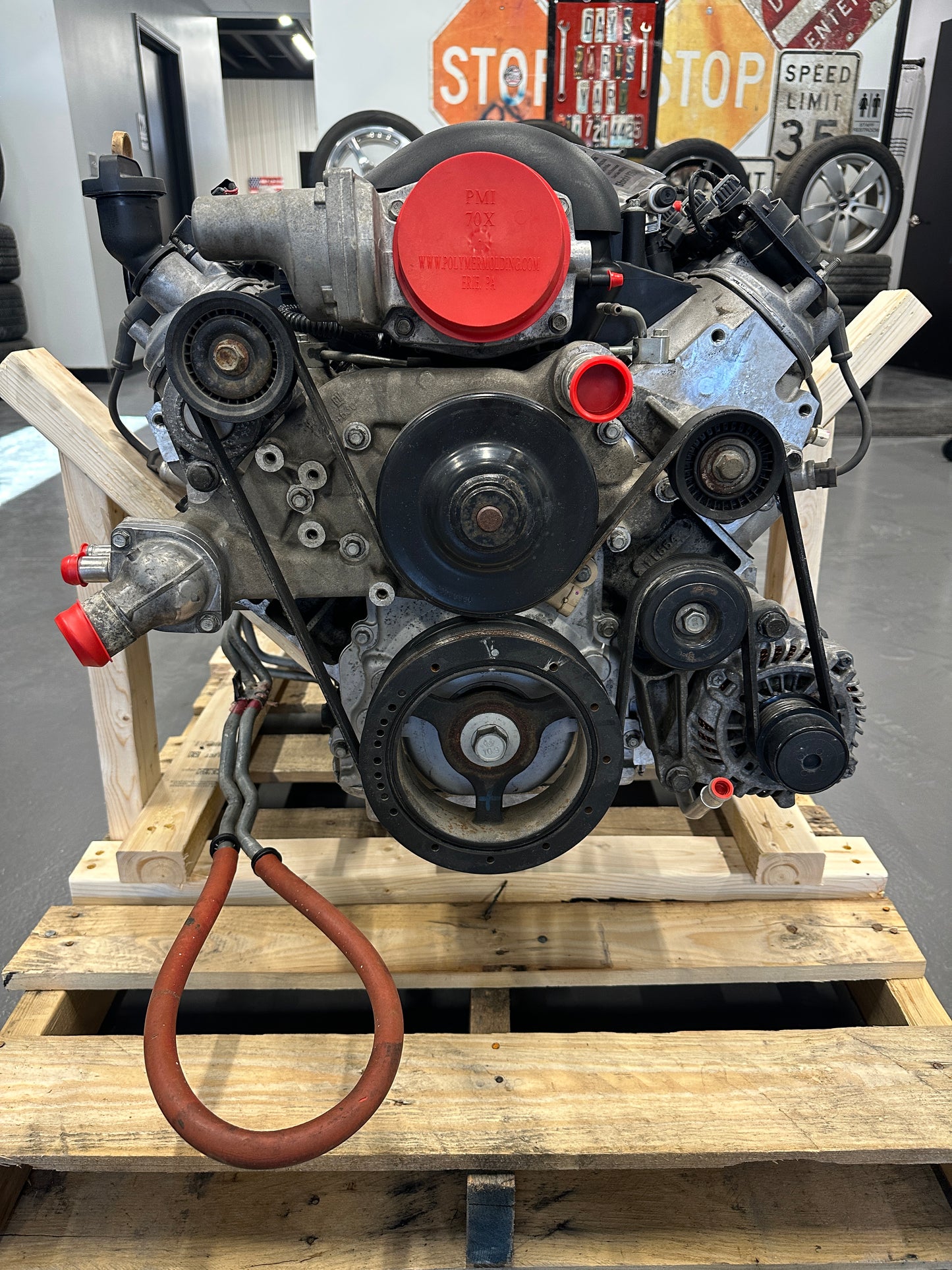 6.2L LS3 Engine 6L80 Automatic Transmission Drivetrain Pullout 415HP - Day's Parts Yard