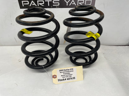 2005 Pontiac GTO Rear Coil Springs RH & LH OEM