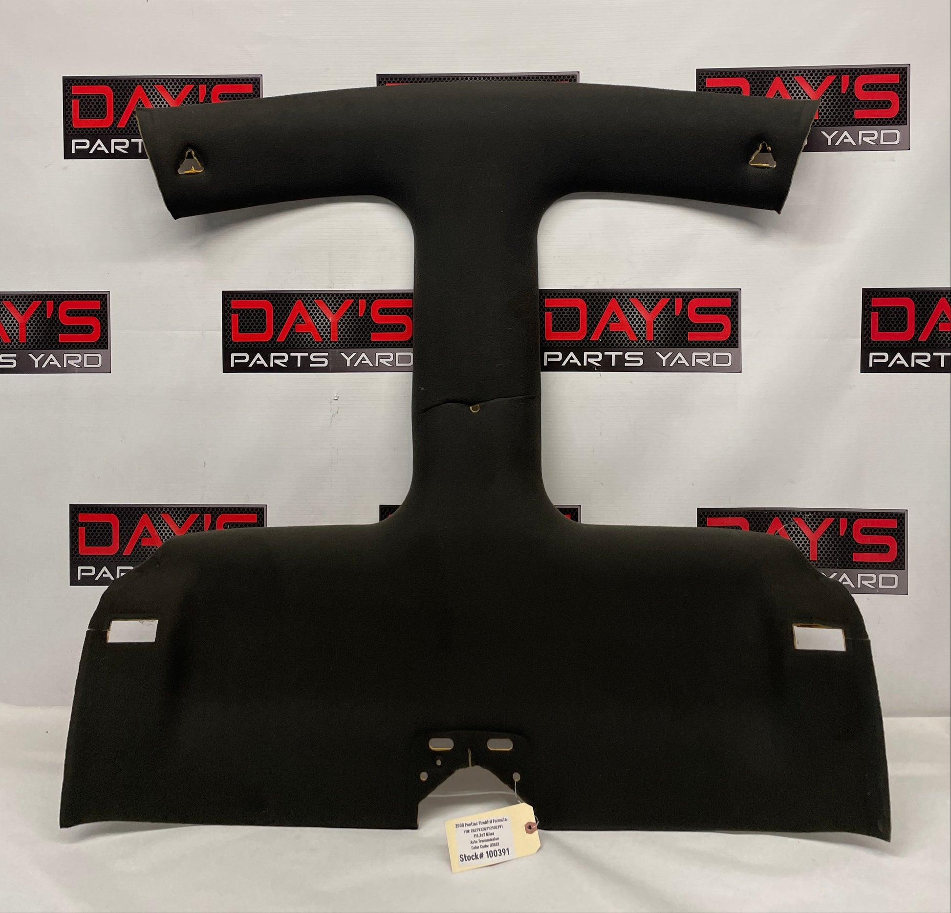 2000 Pontiac Firebird Formula Ebony Black T-Top Head Liner Headliner OEM LOCAL PICK UP - Day's Parts Yard