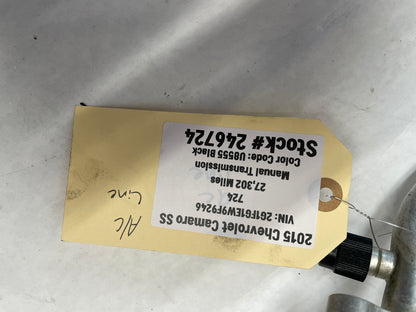 2015 Chevy Camaro SS AC Air Conditioning Condenser Refrigerant Hose Line OEM