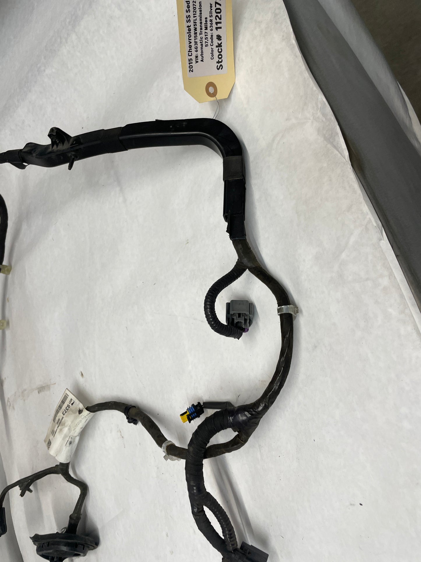 2015 Chevy SS Sedan Fire Wall Engine Bay Front Chassis Wire Wiring Harness OEM - Day's Parts Yard