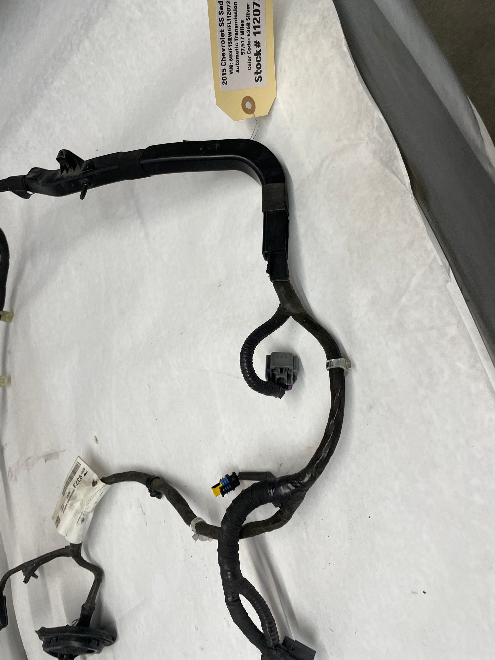 2015 Chevy SS Sedan Fire Wall Engine Bay Front Chassis Wire Wiring Harness OEM - Day's Parts Yard