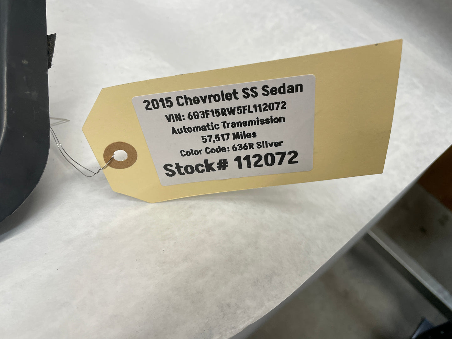 2015 Chevy SS Sedan Fire Wall Engine Bay Front Chassis Wire Wiring Harness OEM - Day's Parts Yard