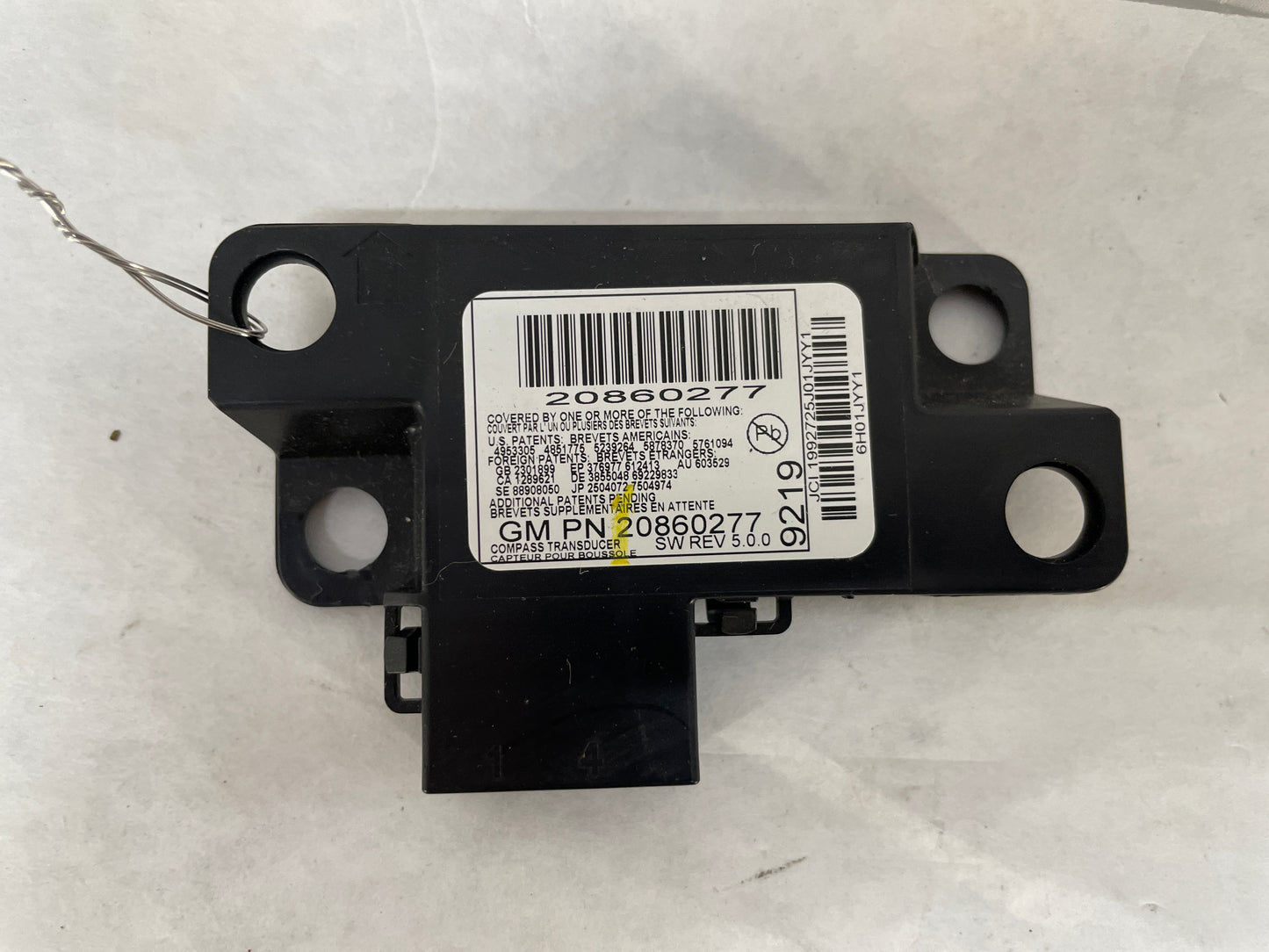 2010 Cadillac CTS-V Sedan Navigation Electronic Compass Control Module OEM