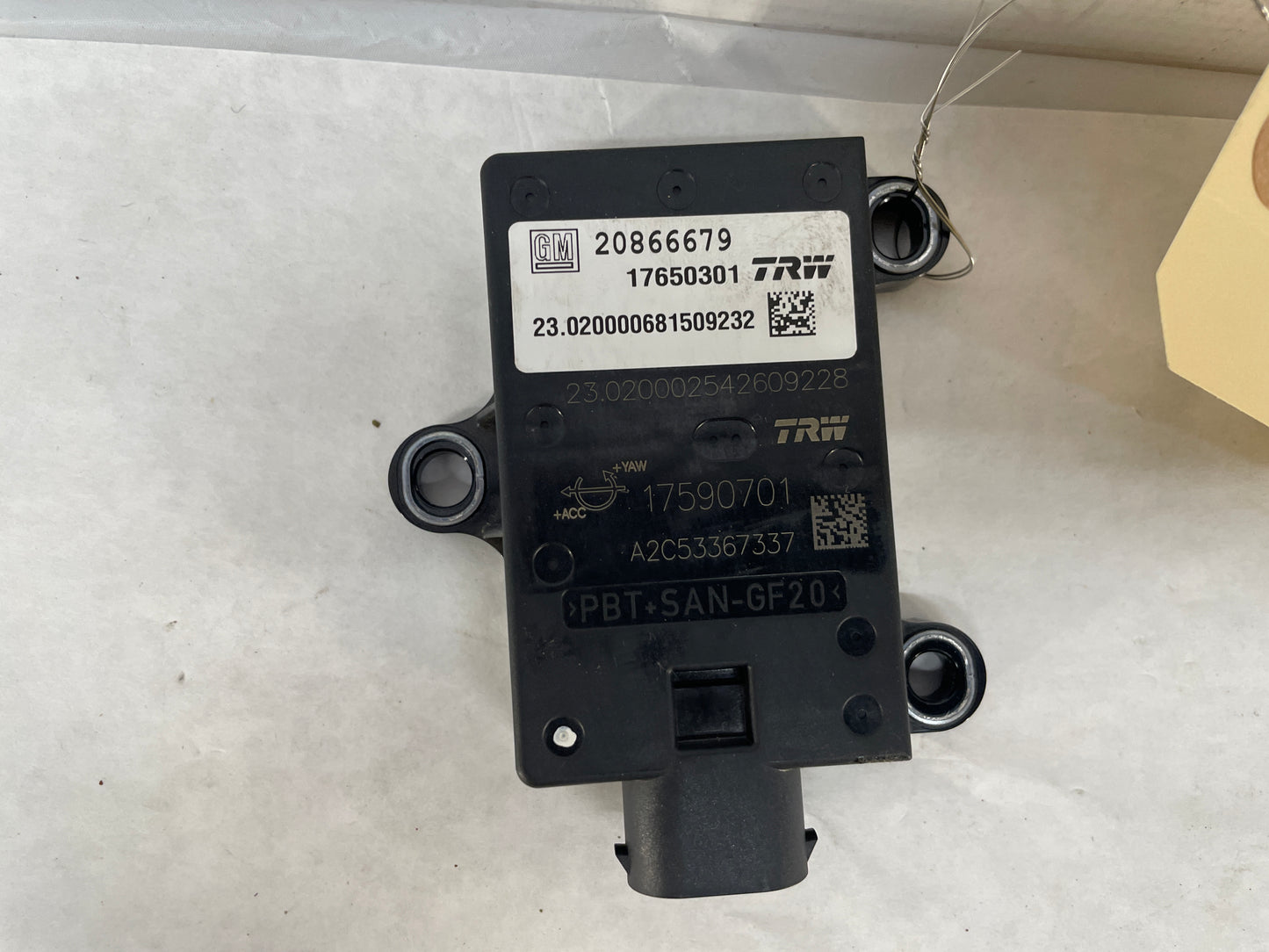 2010 Cadillac CTS-V Sedan Electronic Stability System Control Yaw Sensor Module OEM