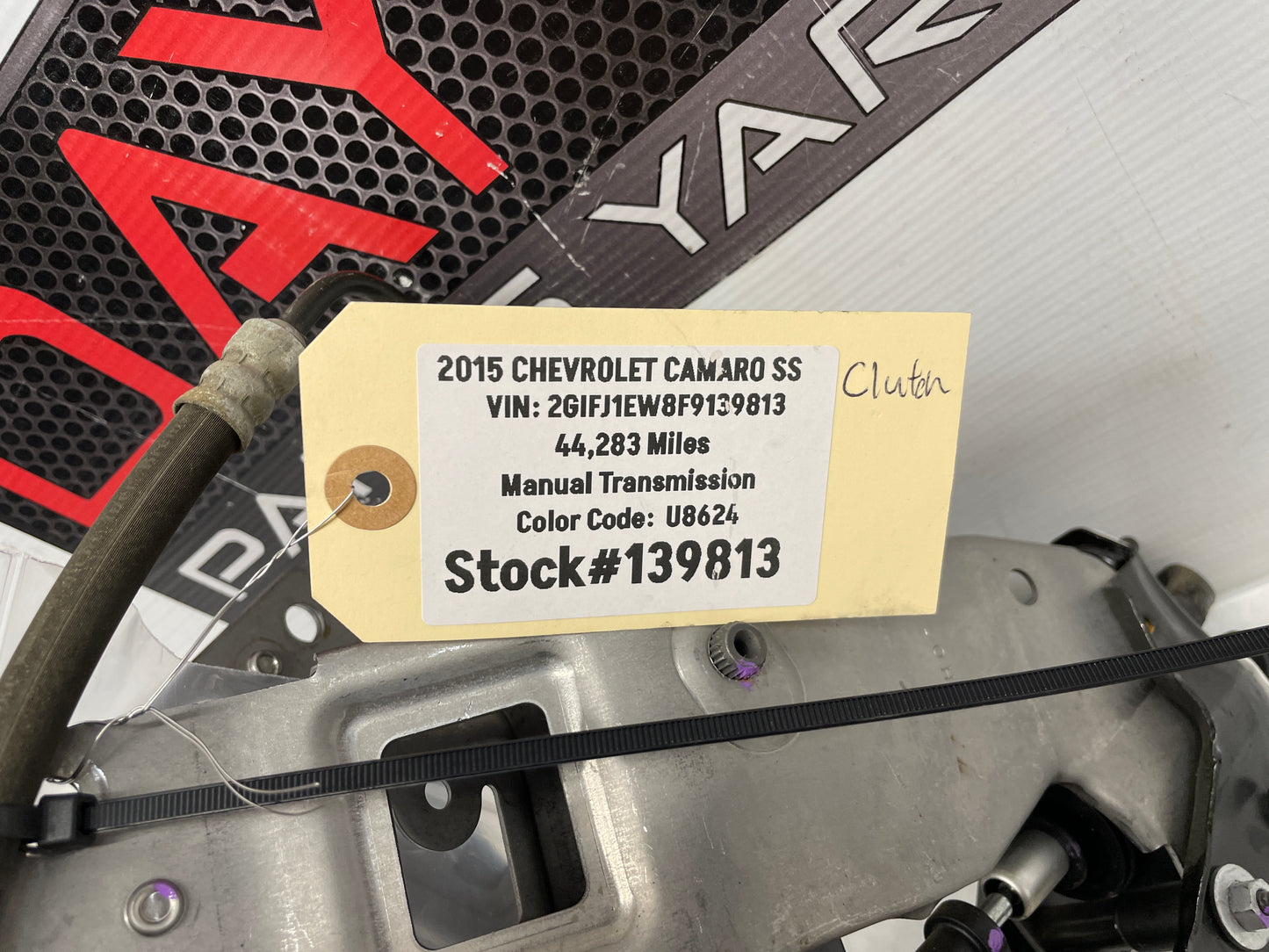 2015 Chevy Camaro SS Manual Transmission Pedal Set Brake & Clutch Assembly OEM - Day's Parts Yard