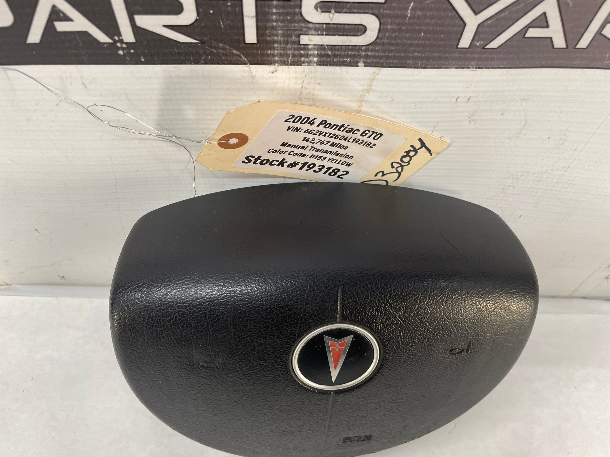 2004 Pontiac GTO Steering Wheel Airbag Air Bag OEM - Day's Parts Yard