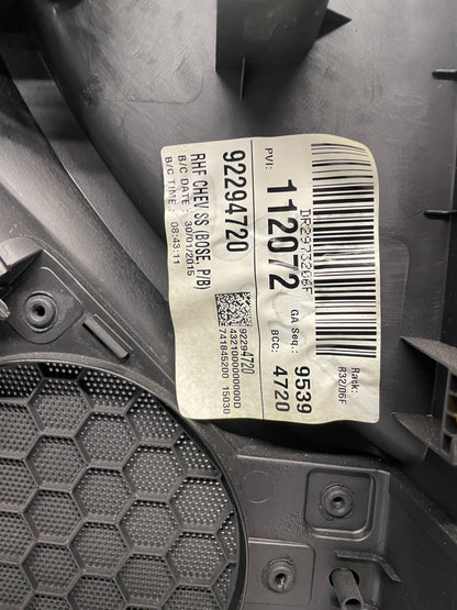 2015 Chevy SS Sedan RH Passenger Front Interior Door Panel Trim OEM - Day's Parts Yard