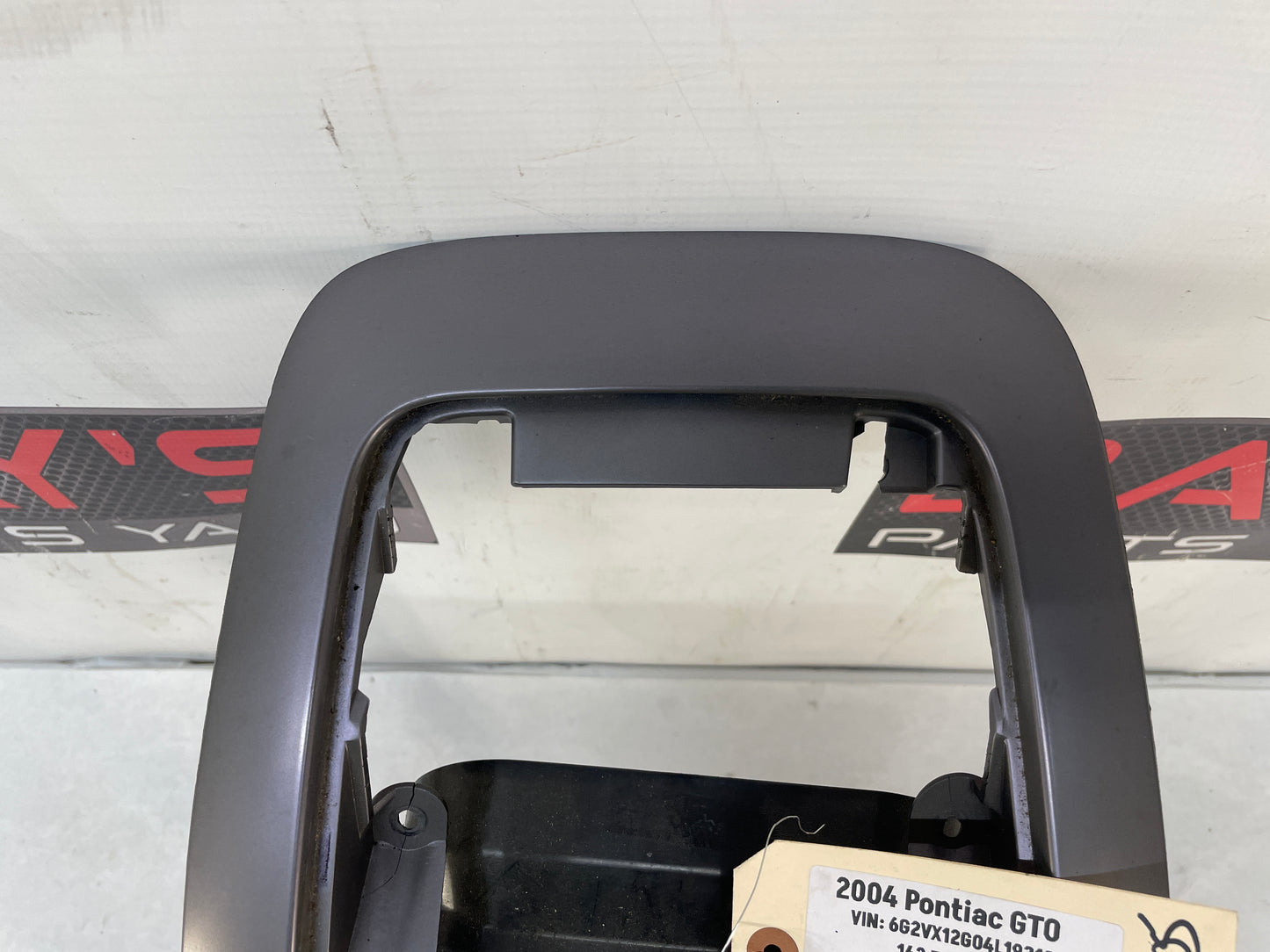 2004 Pontiac GTO Center Dash Radio HVAC Bezel Plate Panel Trim Panel OEM - Day's Parts Yard