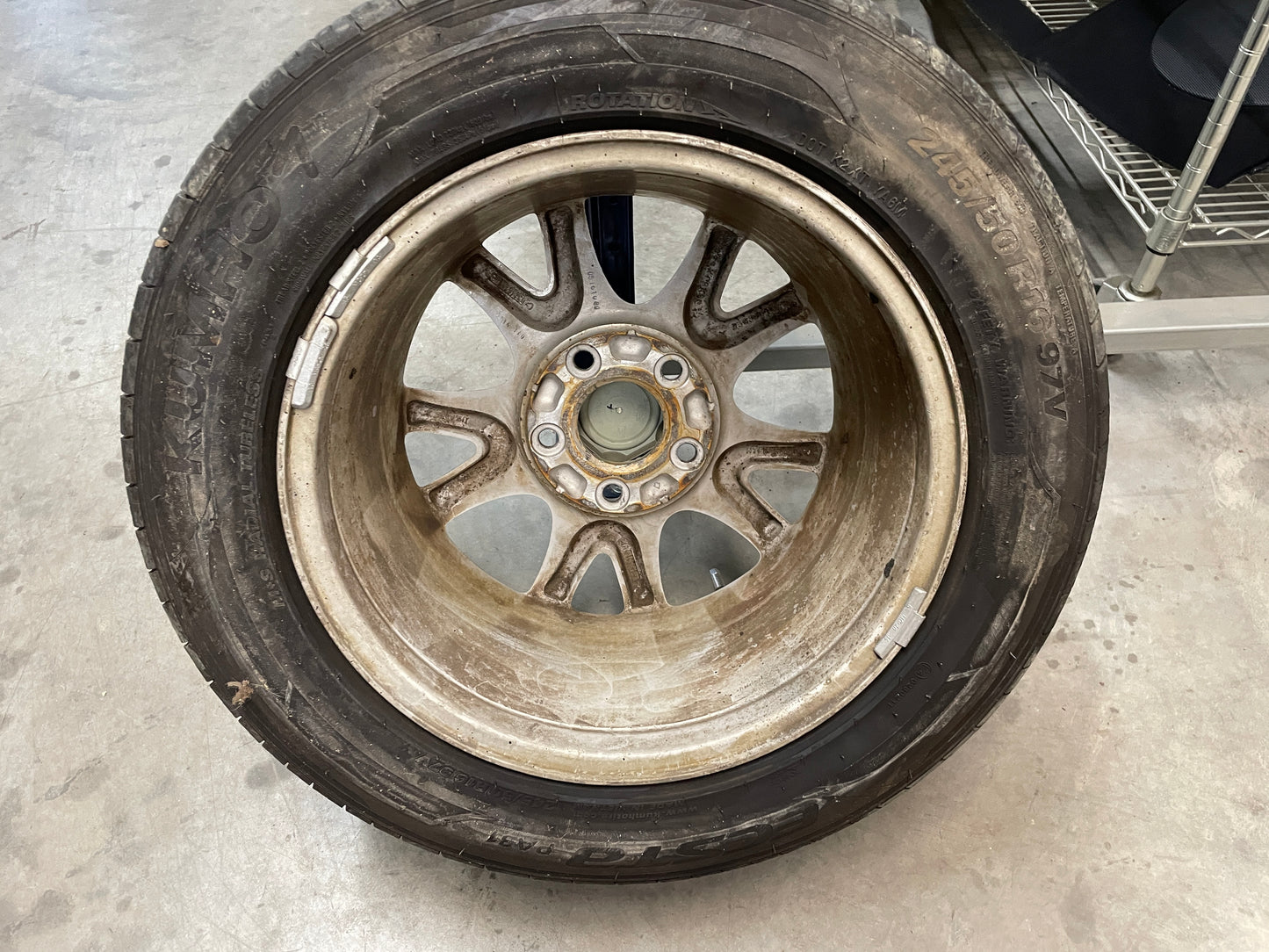 2002 Chevy Camaro Z28 Factory OEM 16x8 Wheels and Kumho Tires
