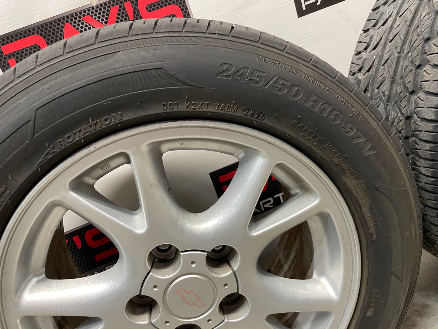2002 Chevy Camaro Z28 Factory OEM 16x8 Wheels and Kumho Tires