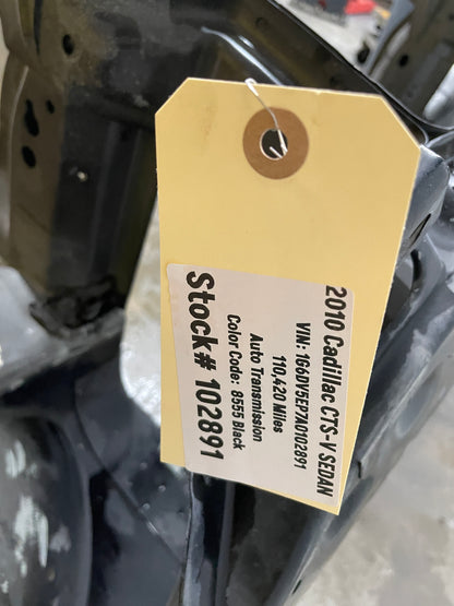 2010 Cadillac CTS-V Sedan Front Radiator Frame Core Support Headlight Bracket OEM