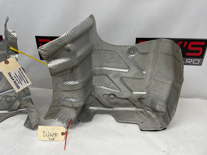 2014 Chevy SS Sedan RH & LH Exhaust Muffler Heat Shields OEM - Day's Parts Yard