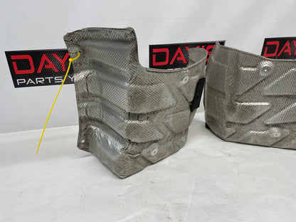 2014 Chevy SS Sedan RH & LH Exhaust Muffler Heat Shields OEM - Day's Parts Yard