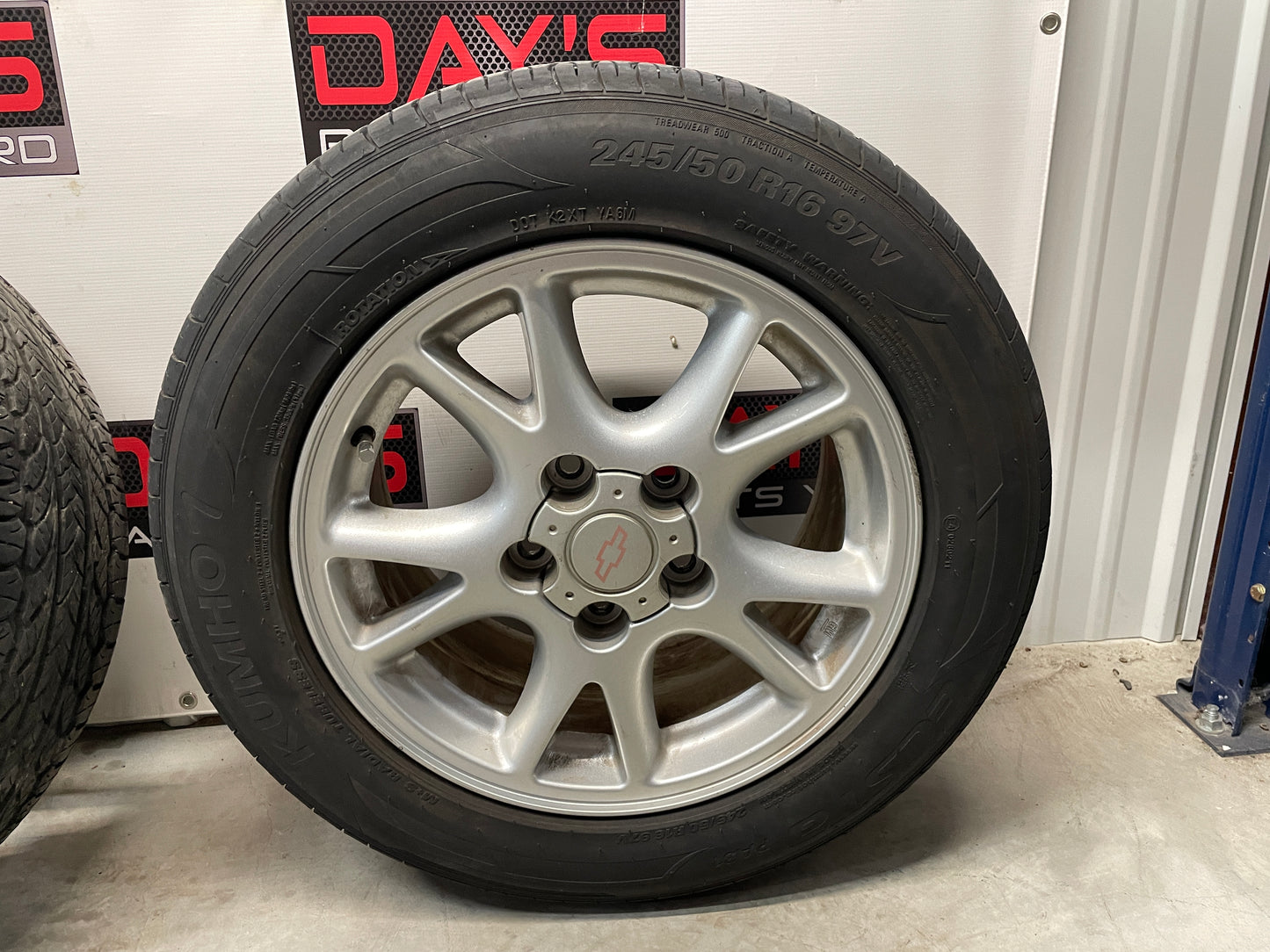 2002 Chevy Camaro Z28 Factory OEM 16x8 Wheels and Kumho Tires