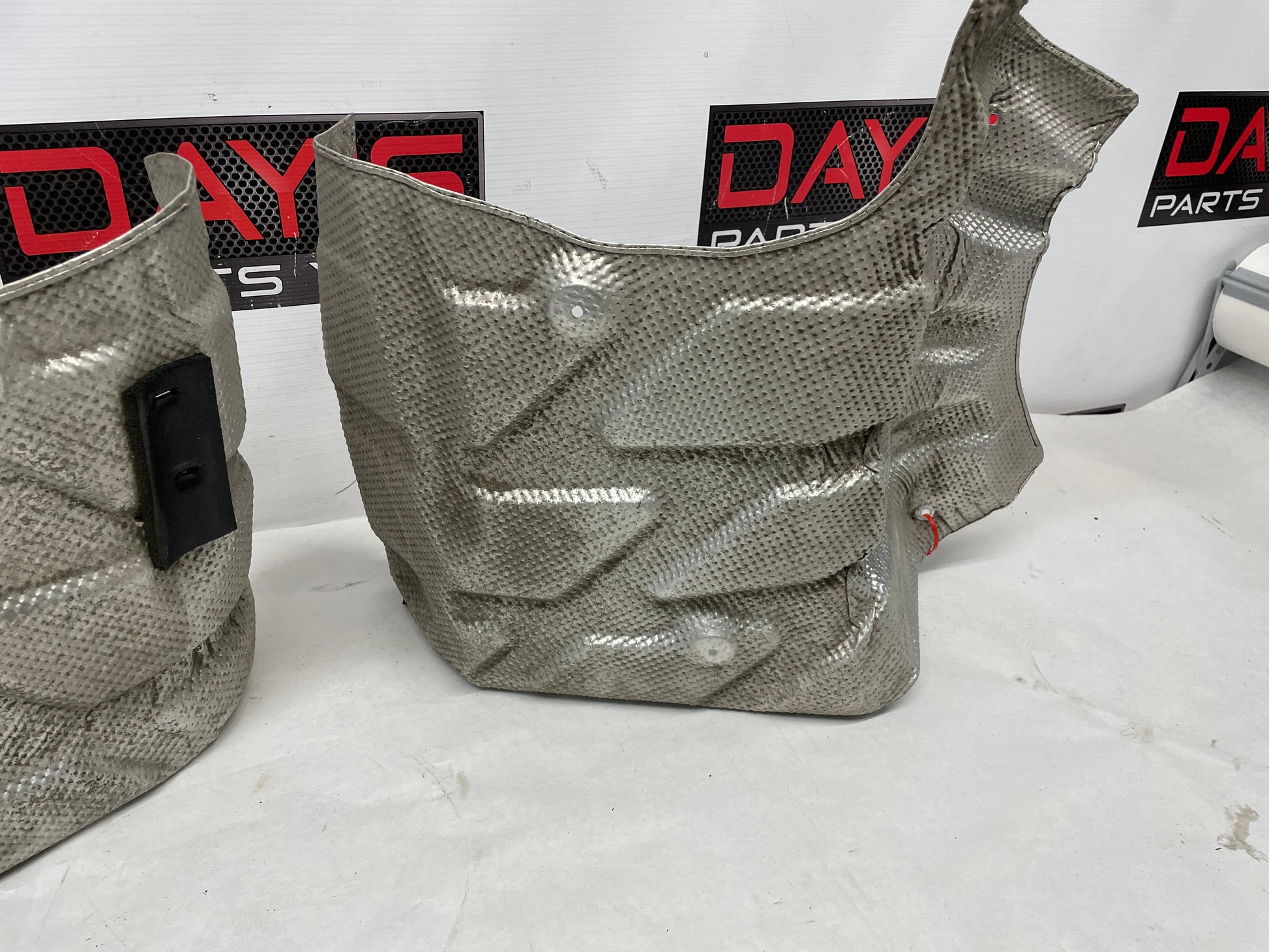 2014 Chevy SS Sedan RH & LH Exhaust Muffler Heat Shields OEM - Day's Parts Yard