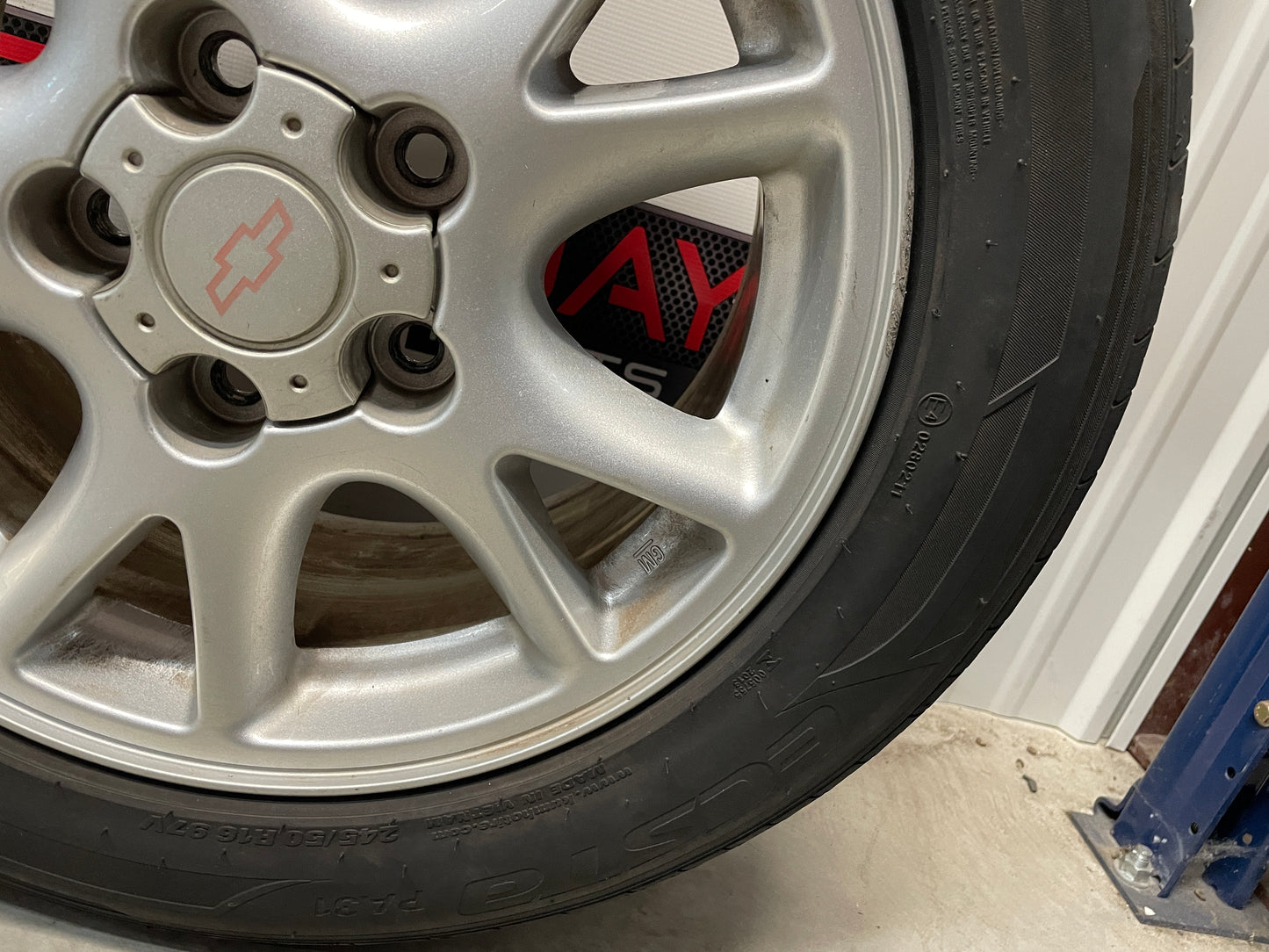 2002 Chevy Camaro Z28 Factory OEM 16x8 Wheels and Kumho Tires