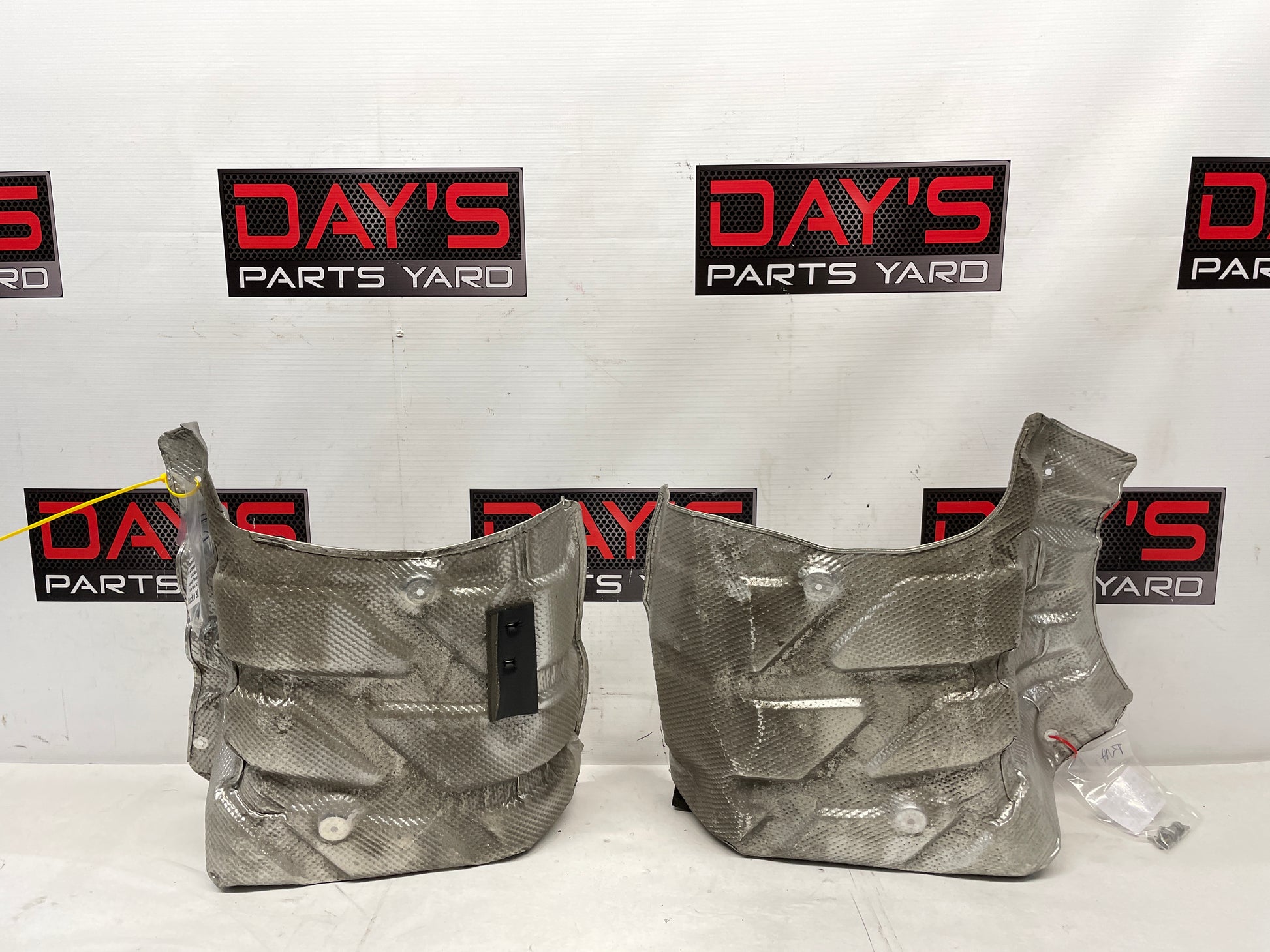 2017 Chevy SS Sedan RH & LH Exhaust Muffler Heat Shields OEM - Day's Parts Yard