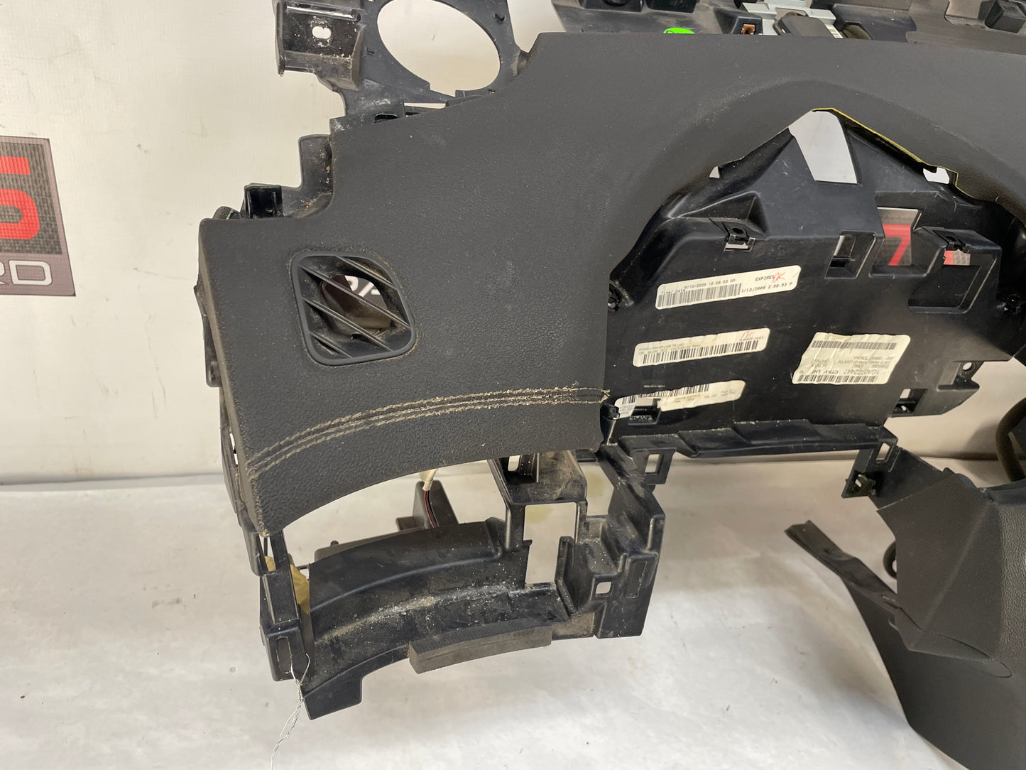 2010 Cadillac CTS-V Sedan Dash Pad Board Instrument Panel Upper & Lower OEM