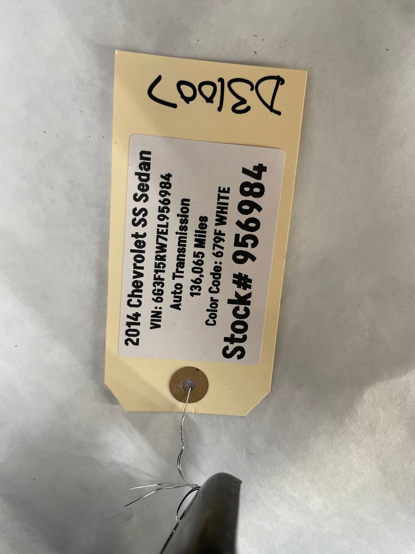 2014 Chevy SS Sedan LH Driver Rear Suspension Shock Strut Absorber Assembly OEM - Day's Parts Yard