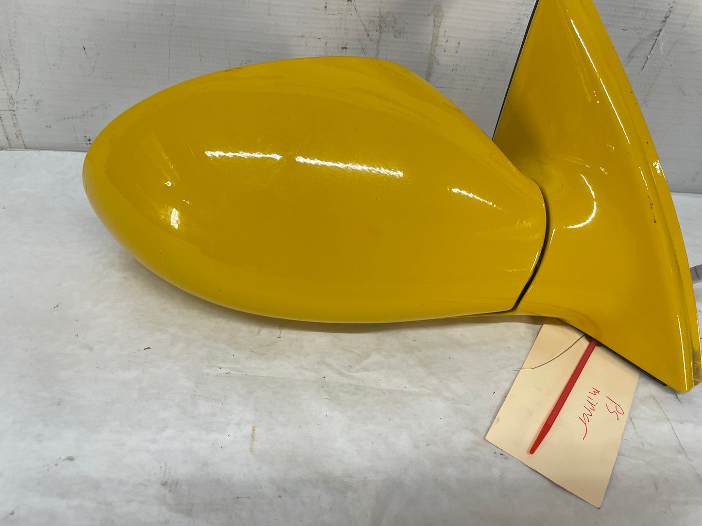 2004 Pontiac GTO RH Passenger Exterior Outside Mirror Yellow OEM - Day's Parts Yard