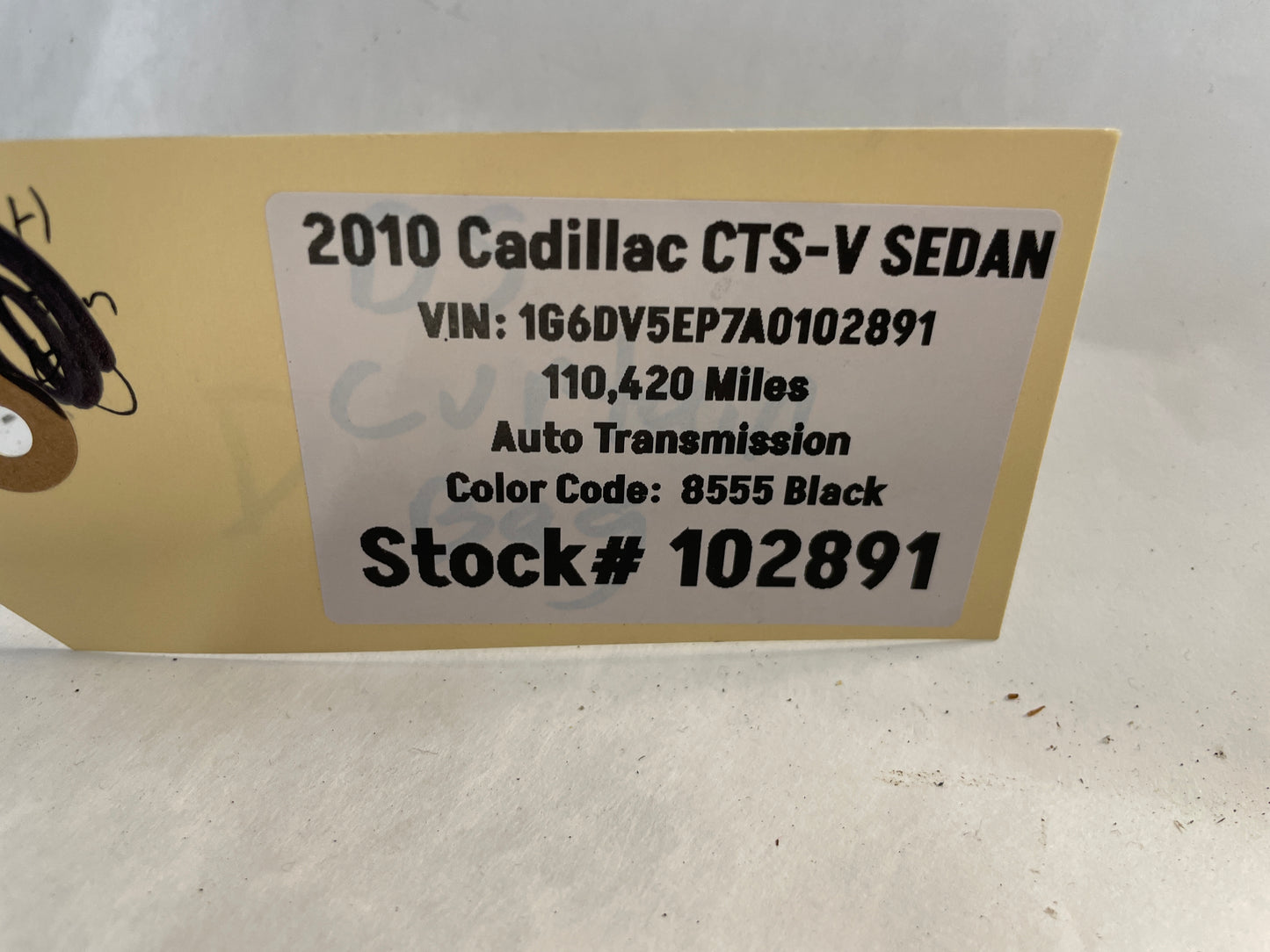 2010 Cadillac CTS-V Sedan Dash Pad Board Instrument Panel Upper & Lower OEM