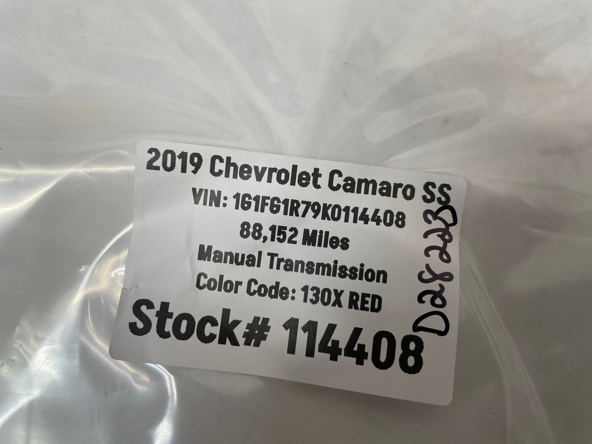 2019 Chevy Camaro SS Anti Theft Keyless Entry Module OEM - Day's Parts Yard