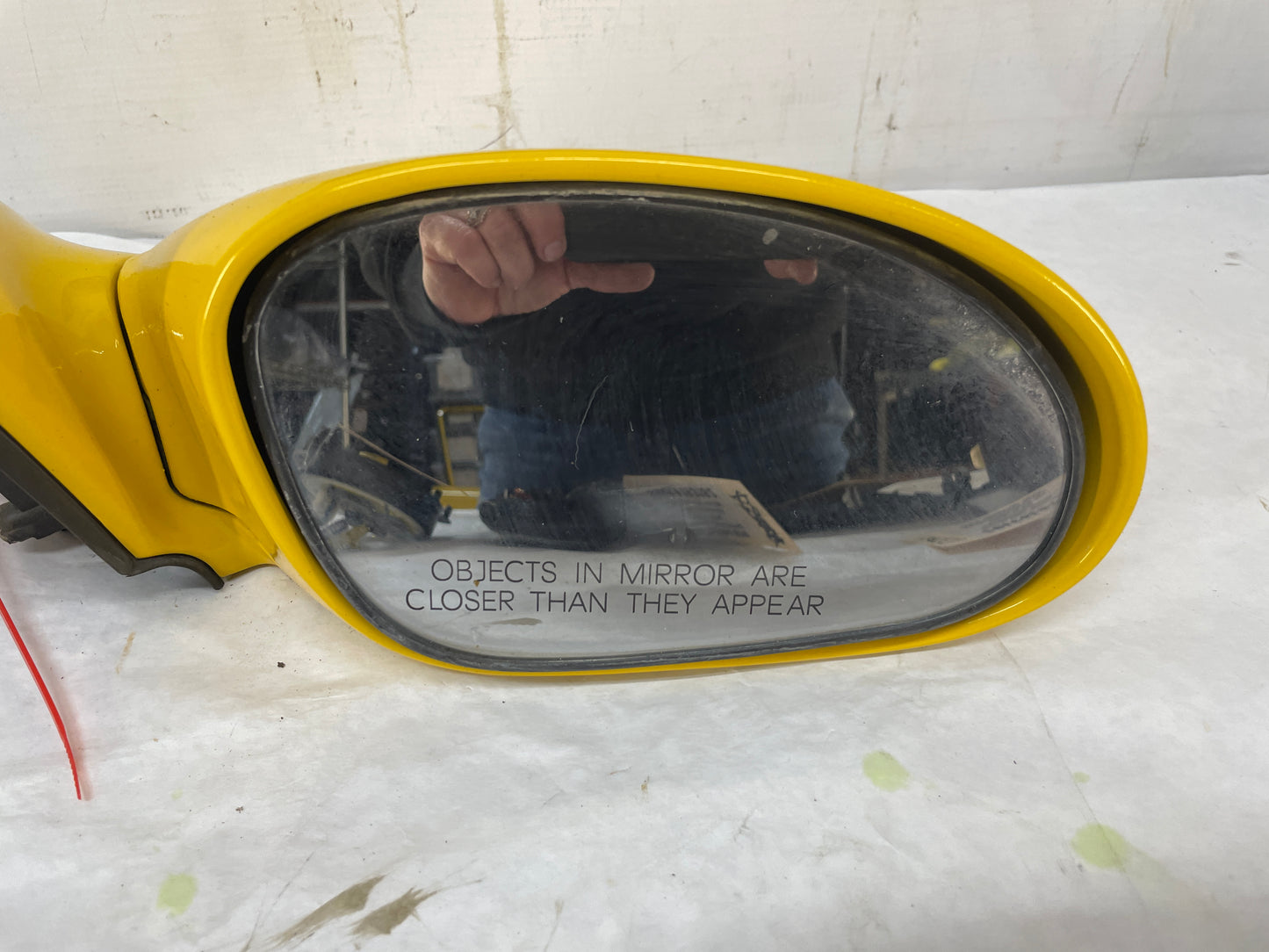 2004 Pontiac GTO RH Passenger Exterior Outside Mirror Yellow OEM - Day's Parts Yard