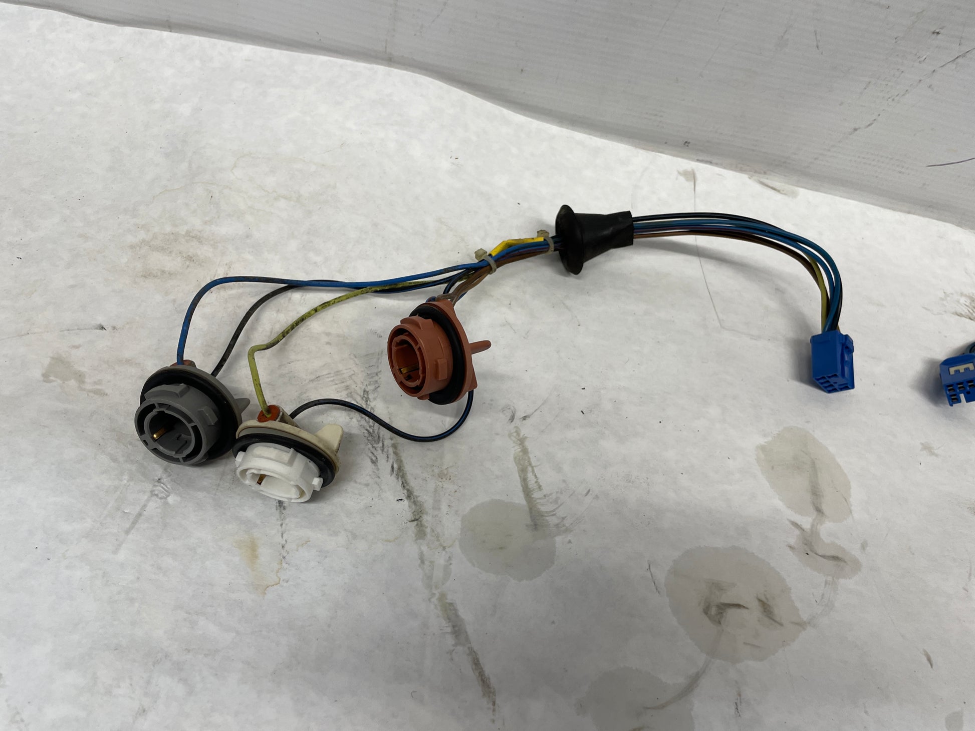 2006 Pontiac GTO RH & LH Taillight Tail Light Wire Wiring Harness Sockets OEM - Day's Parts Yard
