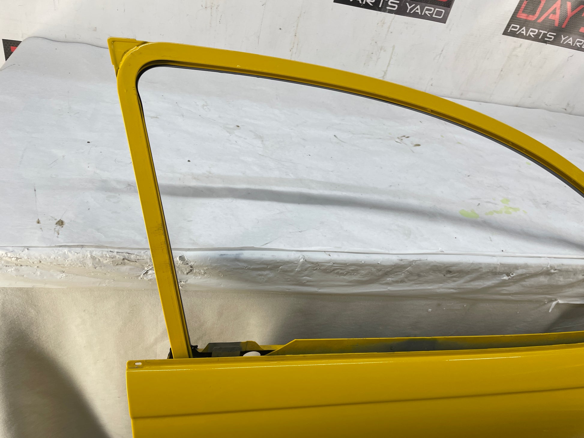 2004 Pontiac GTO RH Passenger Front Exterior Outside Door Yellow OEM - Day's Parts Yard
