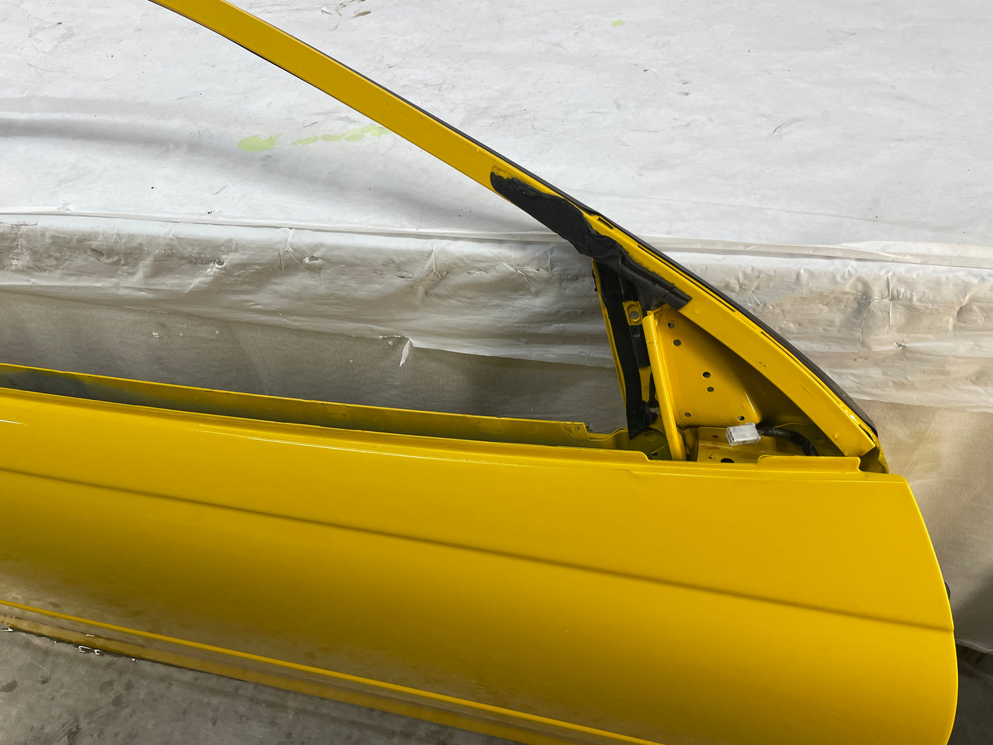 2004 Pontiac GTO RH Passenger Front Exterior Outside Door Yellow OEM - Day's Parts Yard