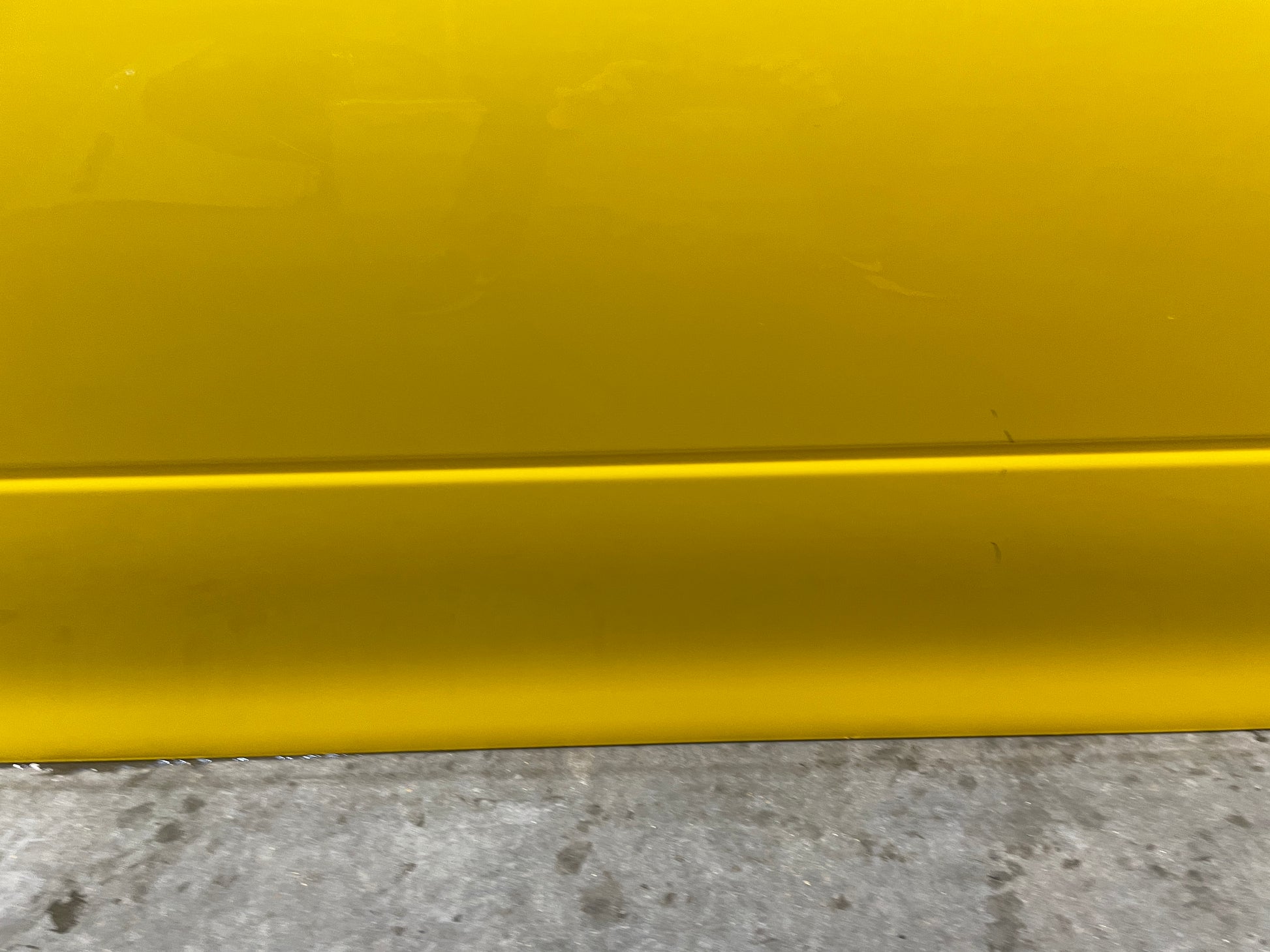 2004 Pontiac GTO RH Passenger Front Exterior Outside Door Yellow OEM - Day's Parts Yard